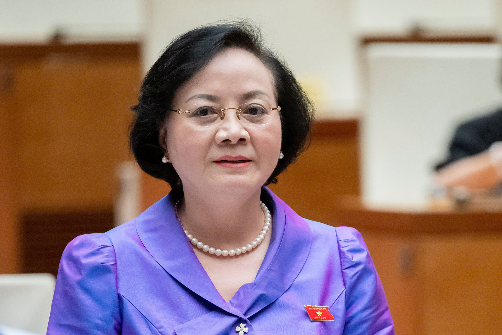 Ph&ecirc; chuẩn bổ nhiệm Bộ trưởng Nội vụ Phạm Thị Thanh Tr&agrave; l&agrave;m Ph&oacute; Thủ tướng Ch&iacute;nh phủ- Ảnh 1.