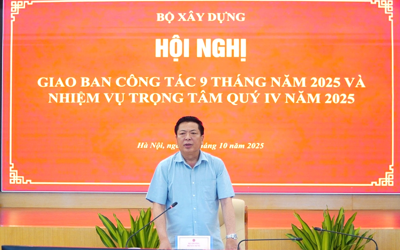 Bộ Xây dựng sẽ trình 3 dự án luật tại Kỳ họp thứ 10 Quốc hội khóa XV vào tháng 10/2025- Ảnh 2. Bộ Xây dựng đạt nhiều kết quả tích cực trong 9 tháng đầu năm 2025