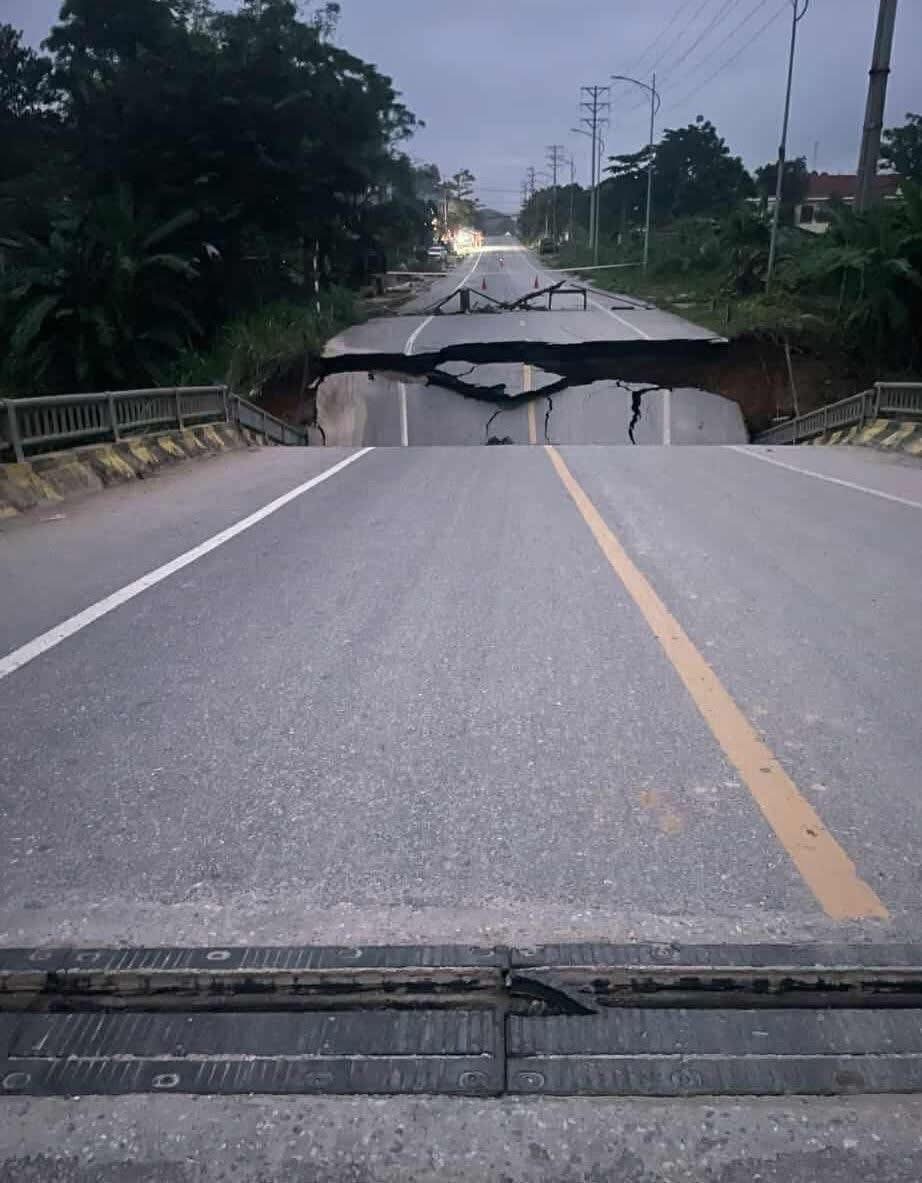 Tuy&ecirc;n Quang: Sập mố cầu T&aacute;t Lu&ocirc;ng, x&atilde; N&agrave; Hang- Ảnh 1.