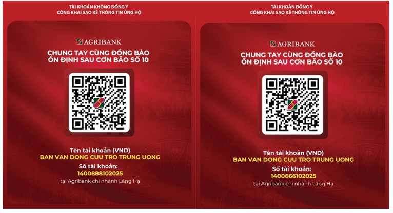 B&atilde;o số 10: Ủng hộ đồng b&agrave;o qua t&agrave;i khoản Agribank của Ủy ban Trung ương MTTQ Việt Nam- Ảnh 1.