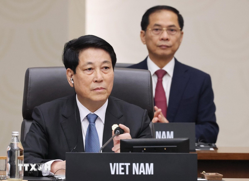 Chủ tịch nước Lương Cường đề xuất ba trọng t&acirc;m với APEC- Ảnh 1.