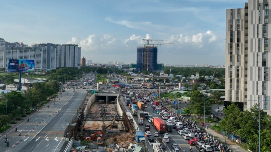 Hơn 587 tỷ đồng thi c&ocirc;ng mở rộng đường dẫn cao tốc TP.HCM - Long Th&agrave;nh - Dầu Gi&acirc;y- Ảnh 1.