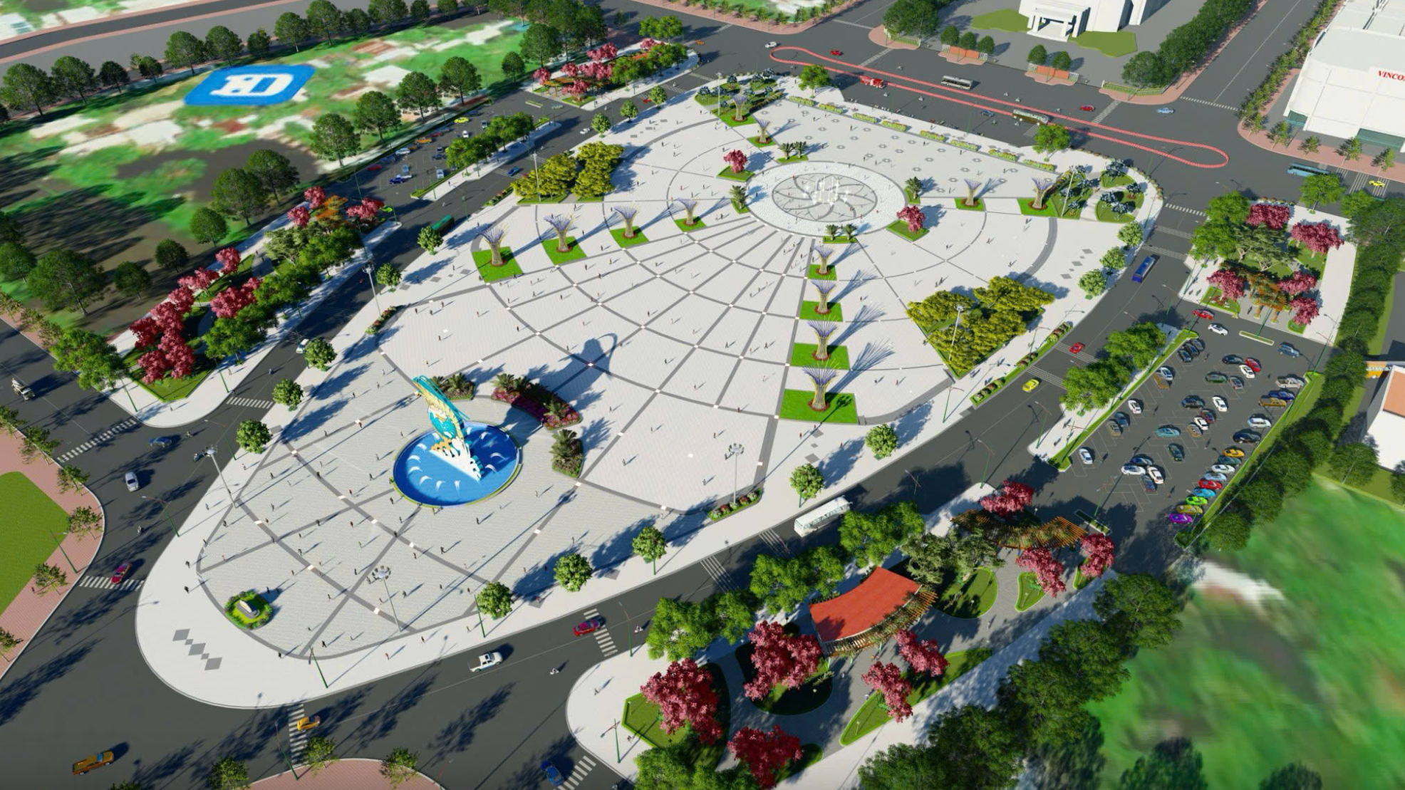 C&agrave; Mau: Tạm dừng lưu th&ocirc;ng đường L&ecirc; Duẩn phục vụ triển l&atilde;m- Ảnh 1.