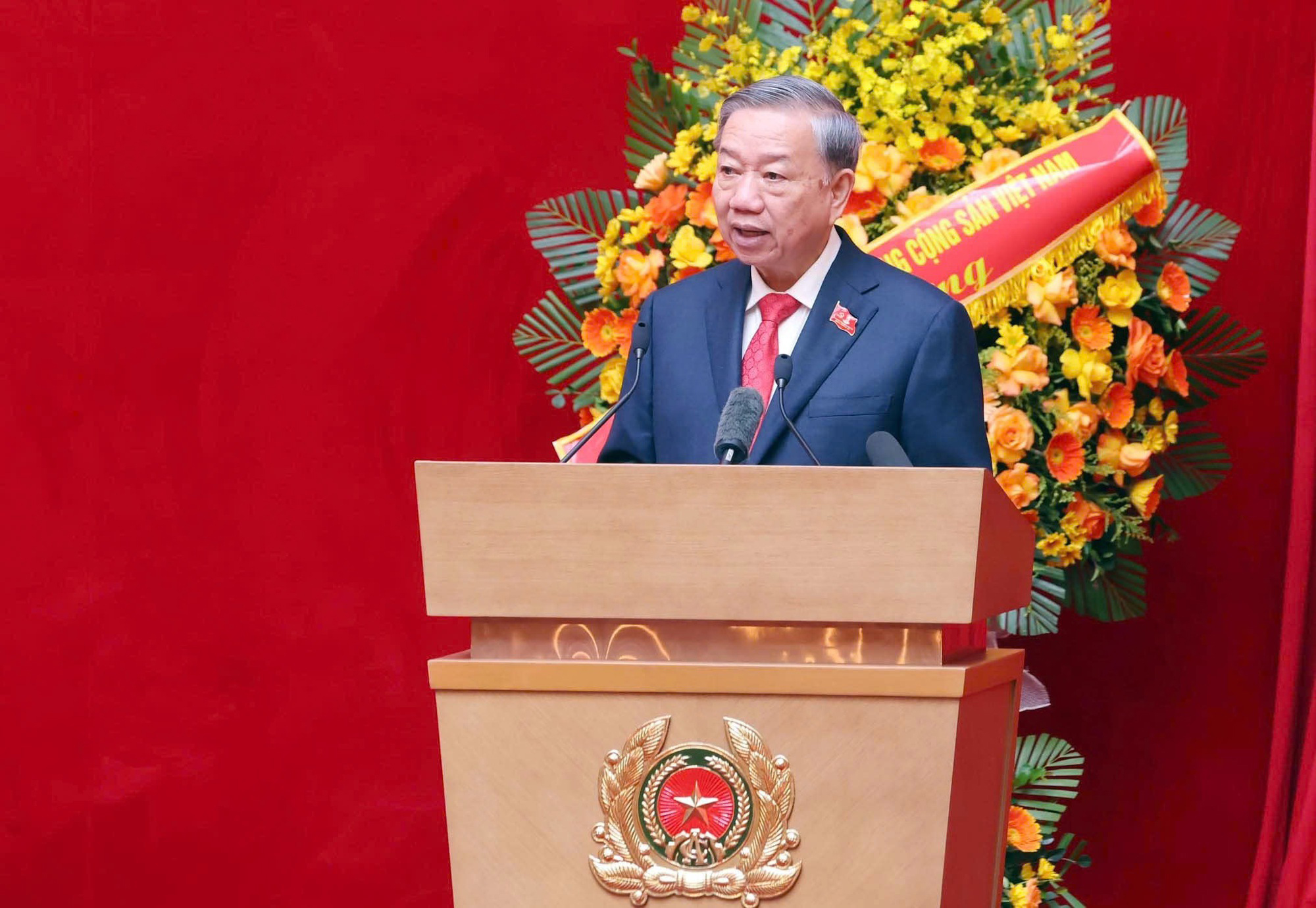 To&agrave;n văn ph&aacute;t biểu của Tổng B&iacute; thư T&ocirc; L&acirc;m tại Đại hội Đảng bộ C&ocirc;ng an Trung ương- Ảnh 1.