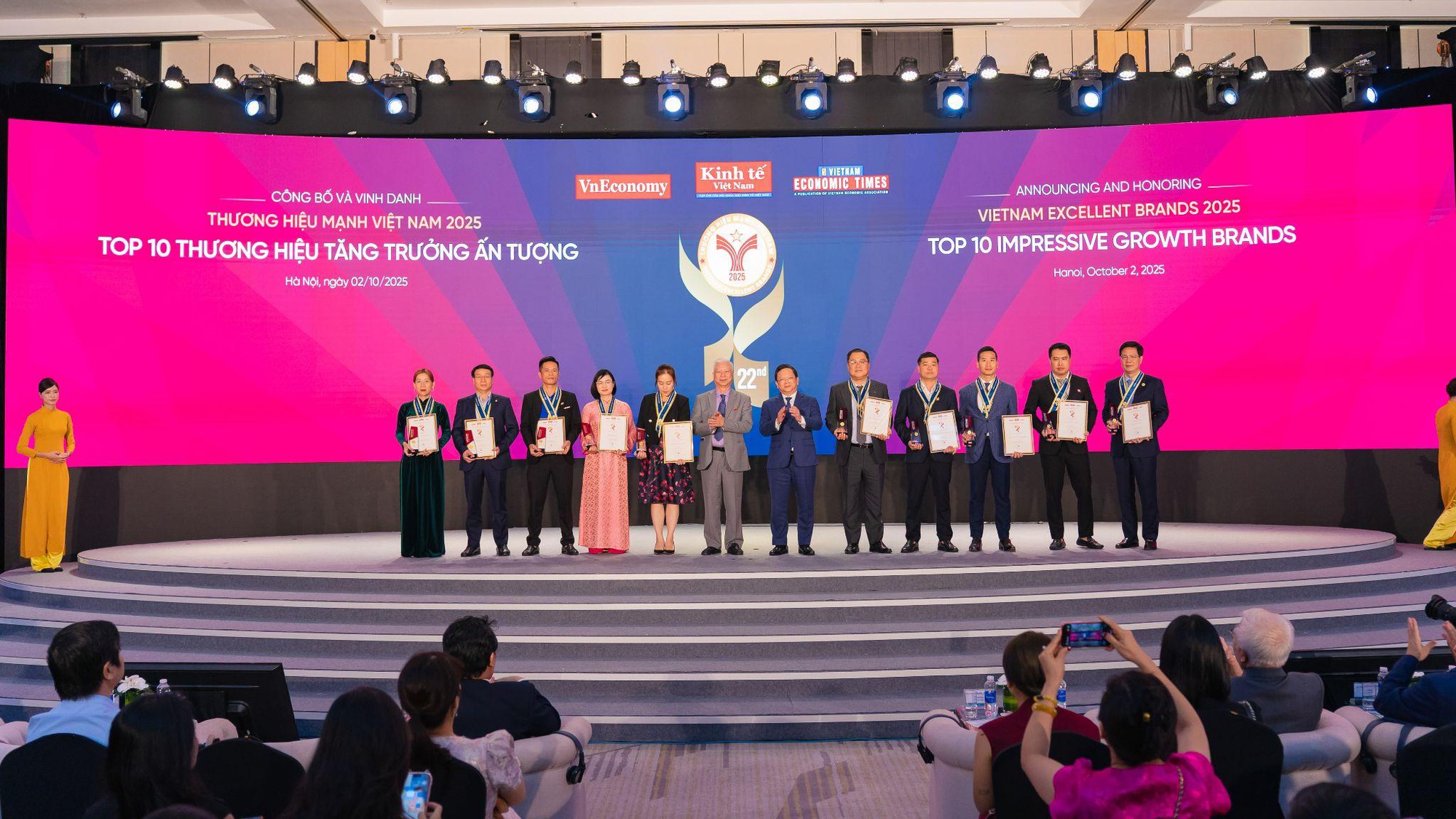 Long Ch&acirc;u được vinh danh &ldquo;Top 10 thương hiệu tăng trưởng ấn tượng&rdquo; 2025- Ảnh 3.