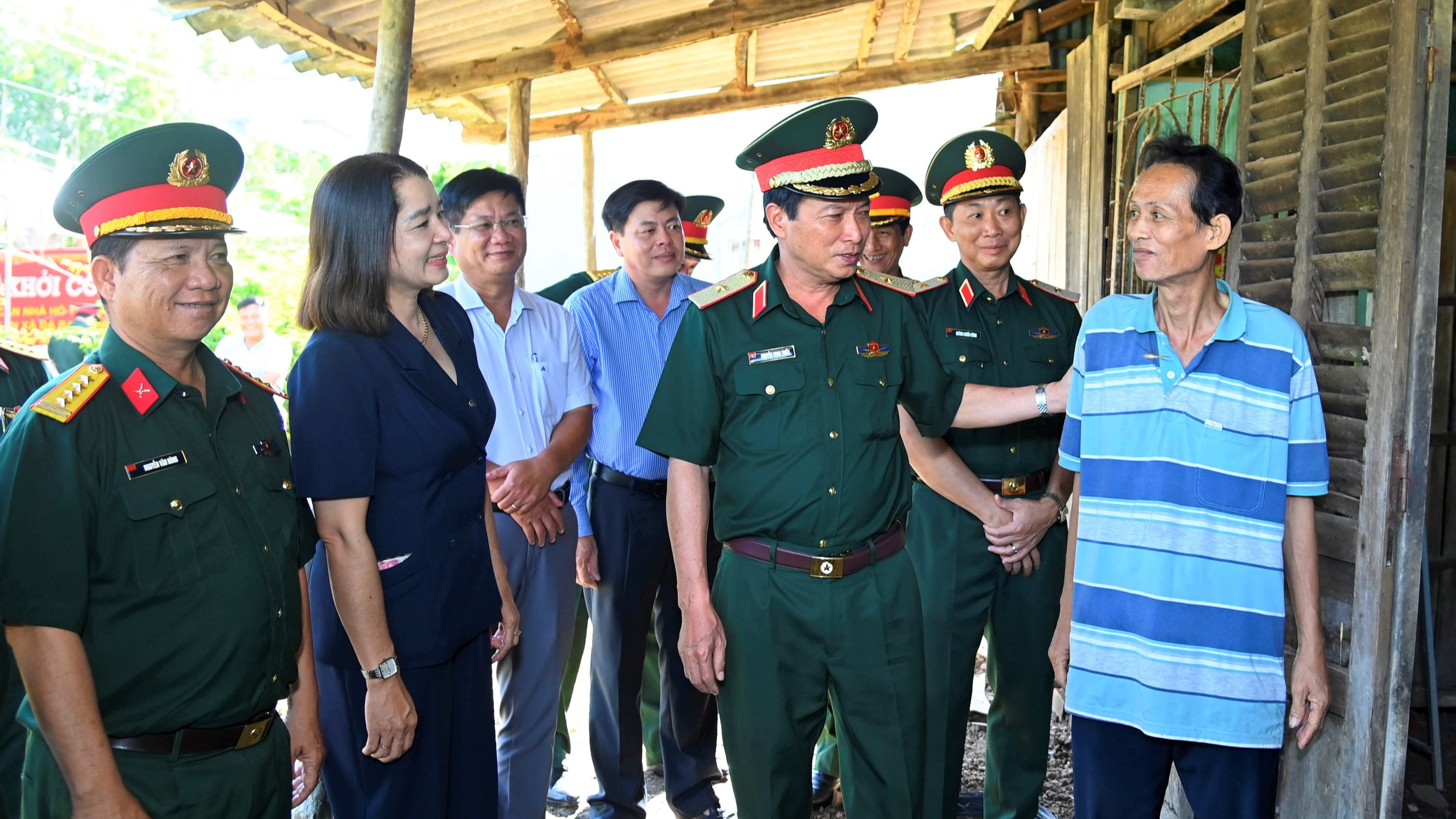 Quân khu 9 khởi công xây dựng 144 căn nhà hỗ trợ ổn định dân cư, người có công- Ảnh 2. Quân khu 9 khởi công xây dựng 144 căn nhà hỗ trợ ổn định dân cư, người có công- Ảnh 2.