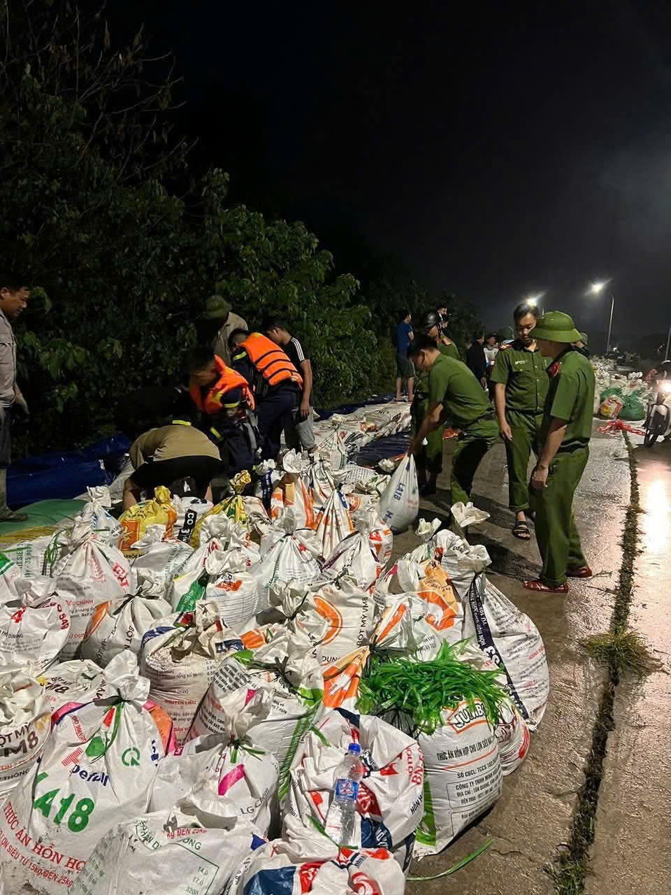 H&agrave;ng ngh&igrave;n người trắng đ&ecirc;m hộ đ&ecirc;, chống lũ tại Bắc Ninh- Ảnh 4.