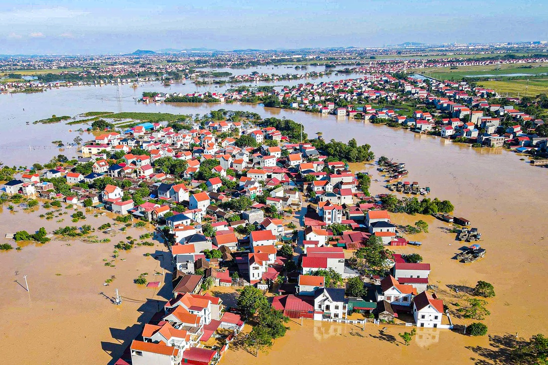 Bắc Ninh ph&aacute;t tin lũ đặc biệt lớn tr&ecirc;n s&ocirc;ng Cầu, s&ocirc;ng Thương- Ảnh 1.