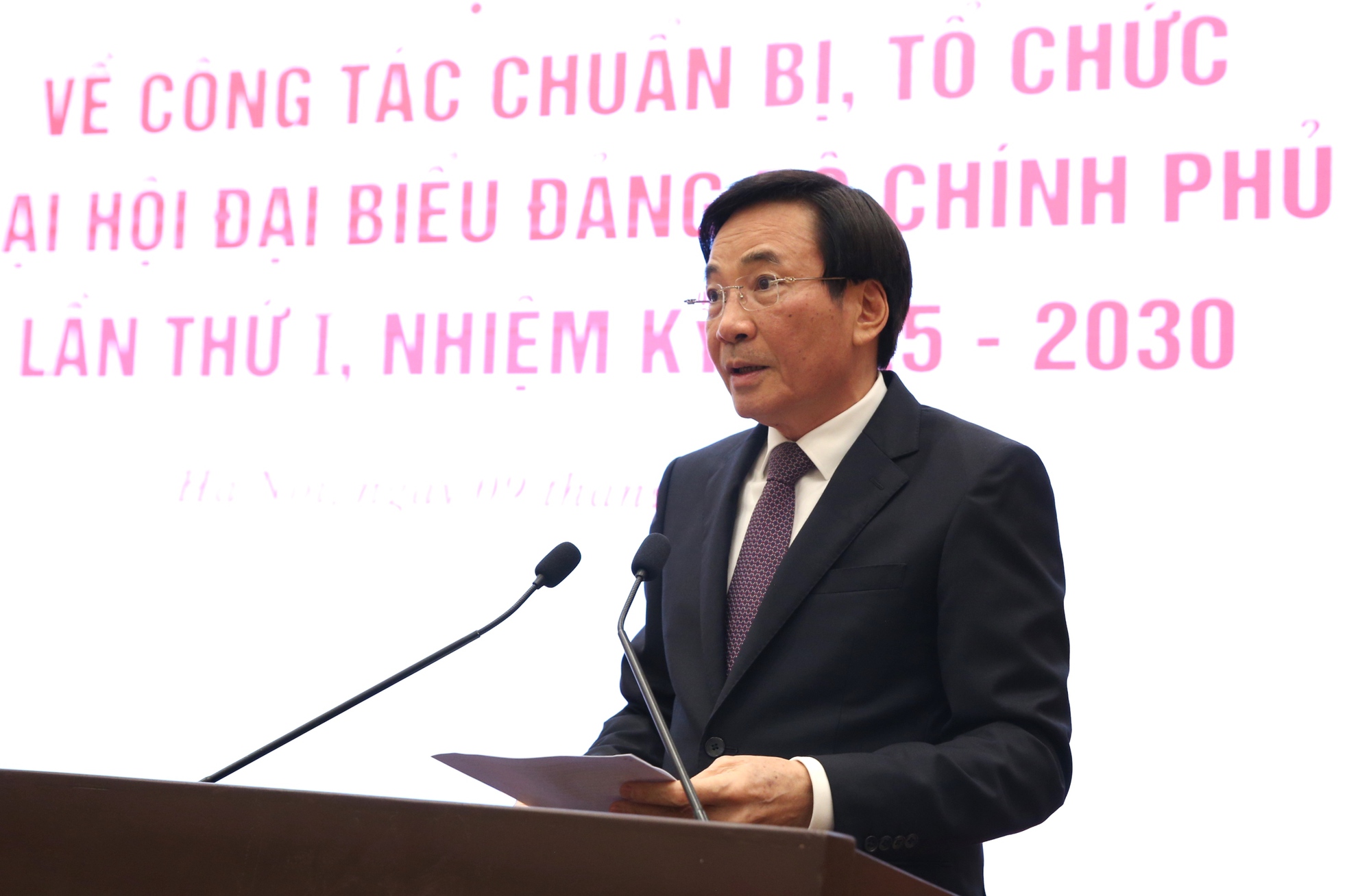 453 đại biểu dự Đại hội đại biểu Đảng bộ Ch&iacute;nh phủ lần thứ I- Ảnh 1.