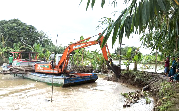 Cần Thơ: Gia tăng nguy cơ sạt lở bờ s&ocirc;ng, đ&ecirc; biển đe dọa đời sống người d&acirc;n- Ảnh 2.