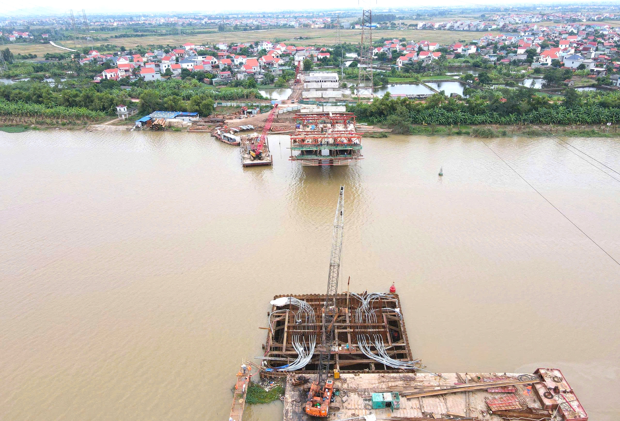 Sau chỉ đạo của Chủ tịch tỉnh Bắc Ninh, cầu gần 2.200 tỷ đồng thi c&ocirc;ng ra sao?- Ảnh 21.