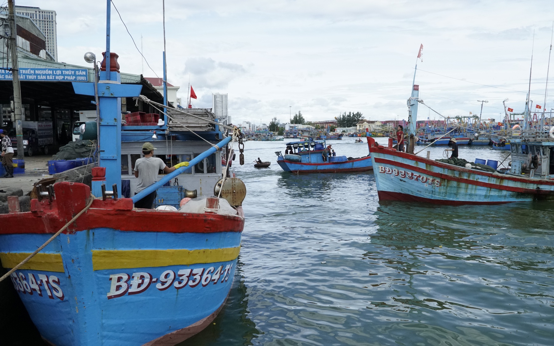Sau b&atilde;o dữ, ngư d&acirc;n Gia Lai trở lại vươn khơi b&aacute;m biển