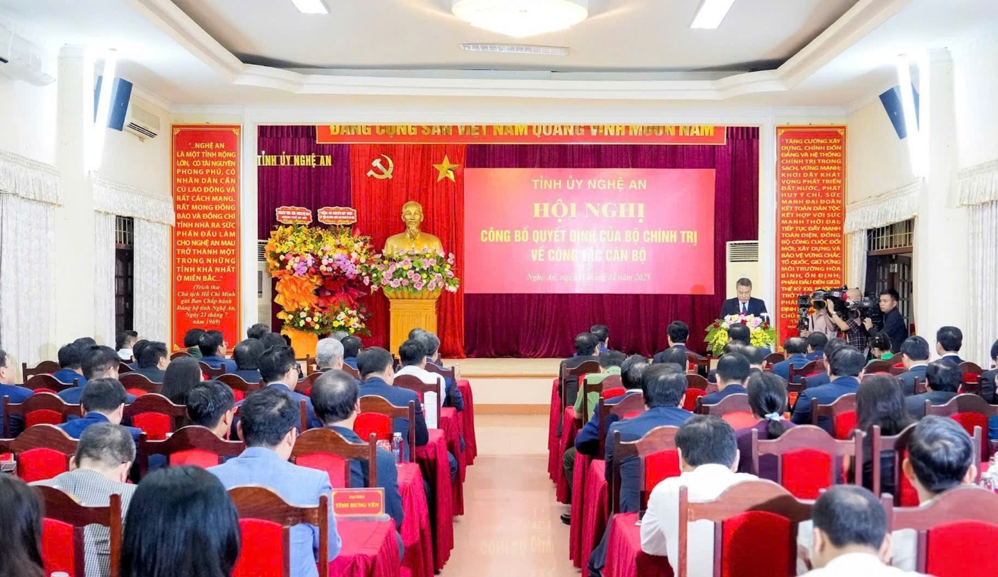 Chủ tịch tỉnh Hưng Y&ecirc;n l&agrave;m B&iacute; thư Tỉnh ủy Nghệ An- Ảnh 1.