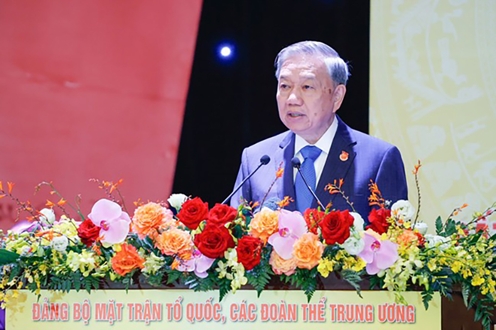 Tổng B&iacute; thư T&ocirc; L&acirc;m: Ph&aacute;t huy sức mạnh đại đo&agrave;n kết to&agrave;n d&acirc;n tộc để ph&aacute;t triển đất nước- Ảnh 1.