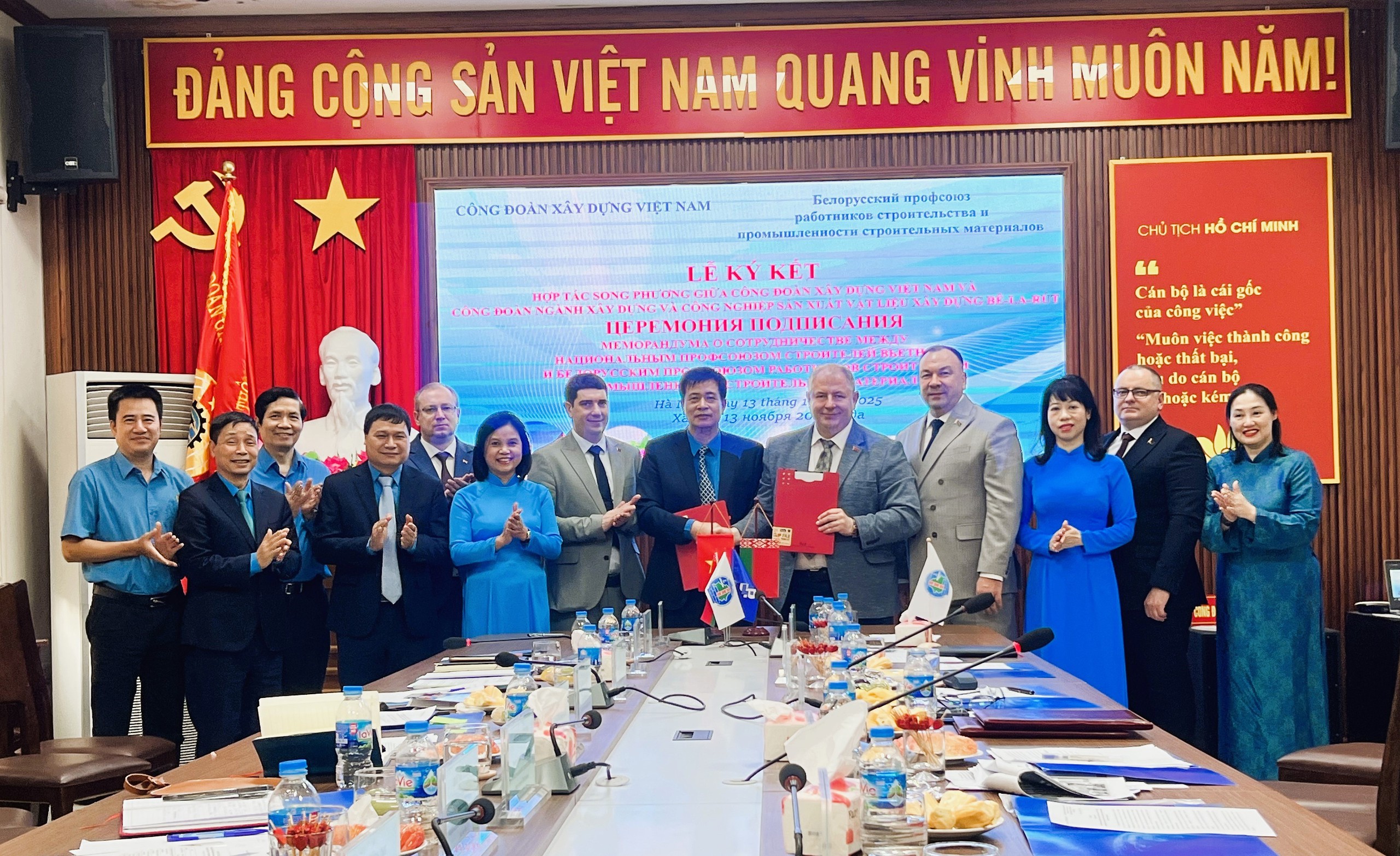 Th&uacute;c đẩy hợp t&aacute;c c&ocirc;ng đo&agrave;n Việt Nam - Belarus trong lĩnh vực x&acirc;y dựng v&agrave; vật liệu x&acirc;y dựng- Ảnh 2.