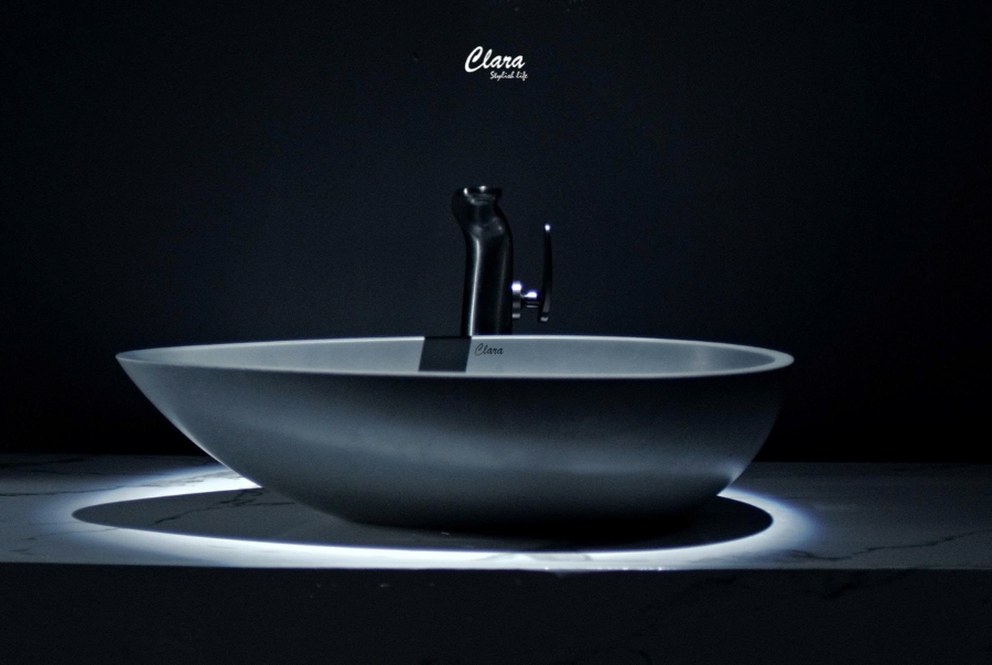 Amber Solid Surface - Khi Clara định nghĩa lại chuẩn mực của phòng tắm thượng lưu- Ảnh 1. Amber Solid Surface - Khi Clara định nghĩa lại chuẩn mực của phòng tắm thượng lưu- Ảnh 1.