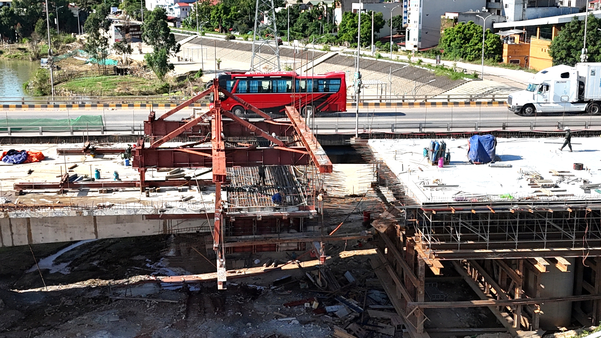 Sau khi được kiểm tra, cầu Xương Giang tr&ecirc;n cao tốc H&agrave; Nội - Bắc Giang thi c&ocirc;ng ra sao?- Ảnh 11.