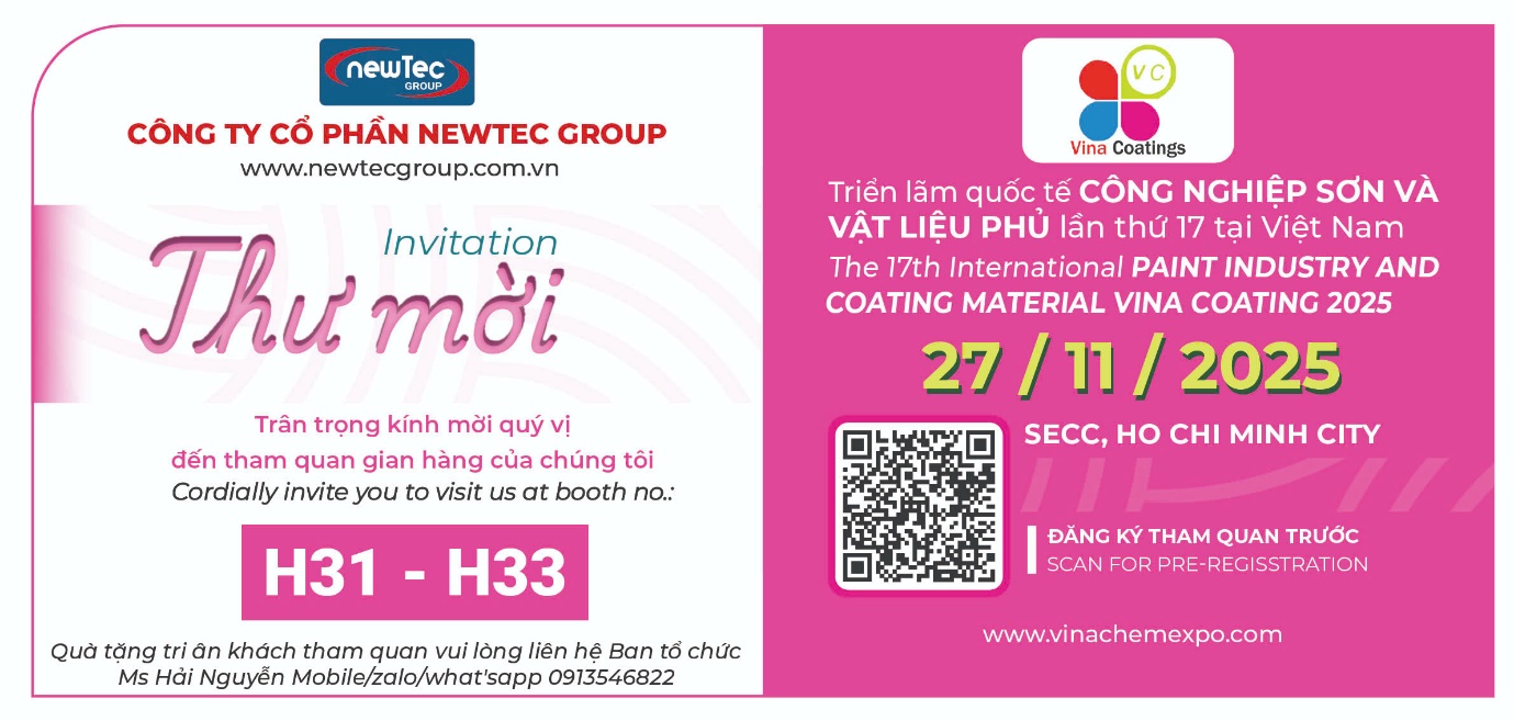 Newtec Group tham gia hội chợ Vina Coatings Th&agrave;nh phố Hồ Ch&iacute; Minh- Ảnh 1.