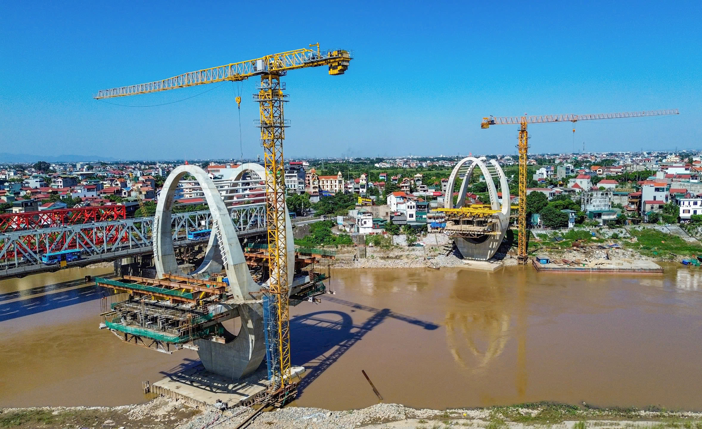 Dự &aacute;n cầu Đuống &ldquo;giậm ch&acirc;n tại chỗ&rdquo;: Mặt bằng chưa xong, tiến độ k&eacute;o d&agrave;i th&ecirc;m 1 năm- Ảnh 12.