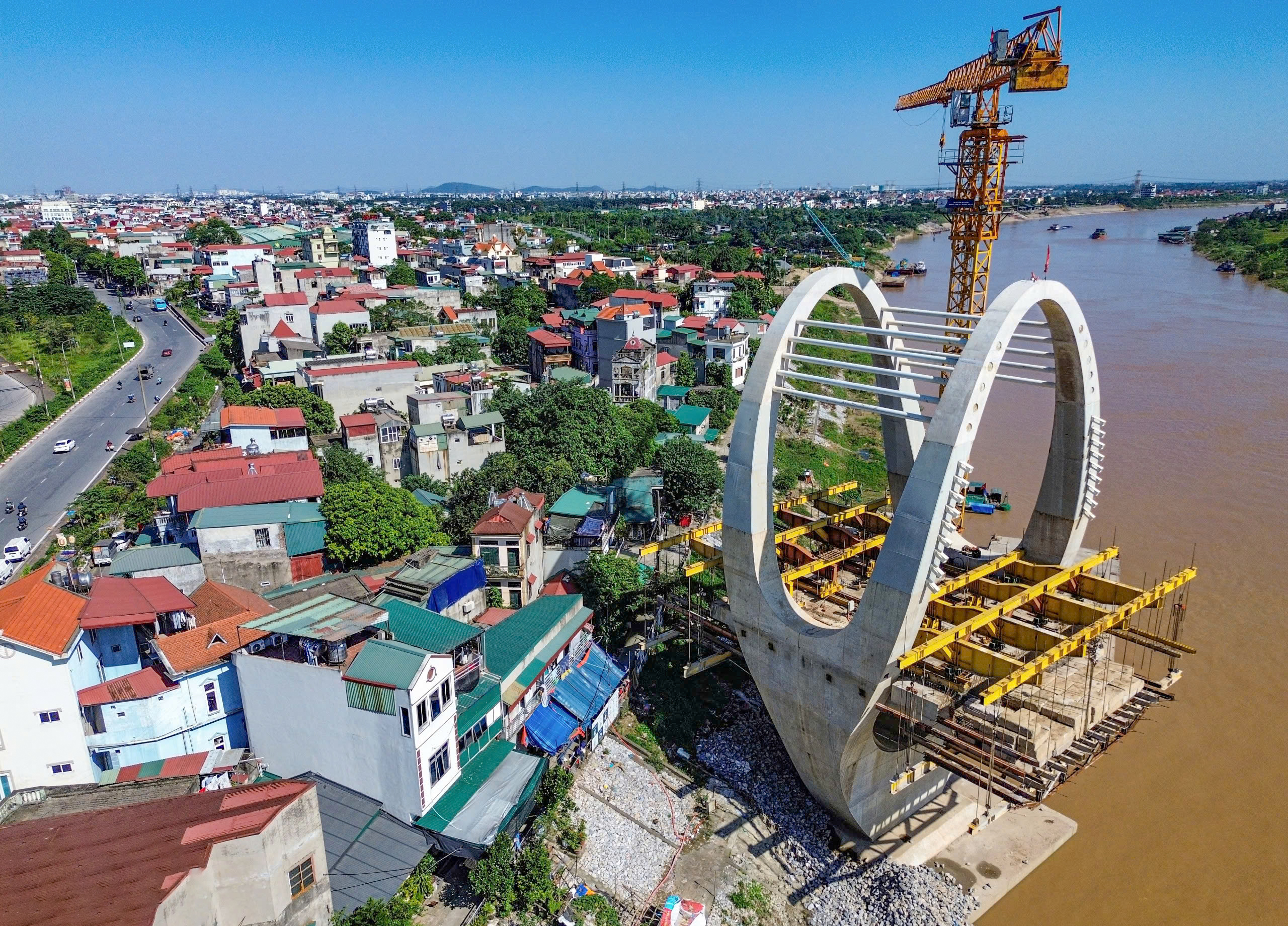 Dự &aacute;n cầu Đuống &ldquo;giậm ch&acirc;n tại chỗ&rdquo;: Mặt bằng chưa xong, tiến độ k&eacute;o d&agrave;i th&ecirc;m 1 năm- Ảnh 8.