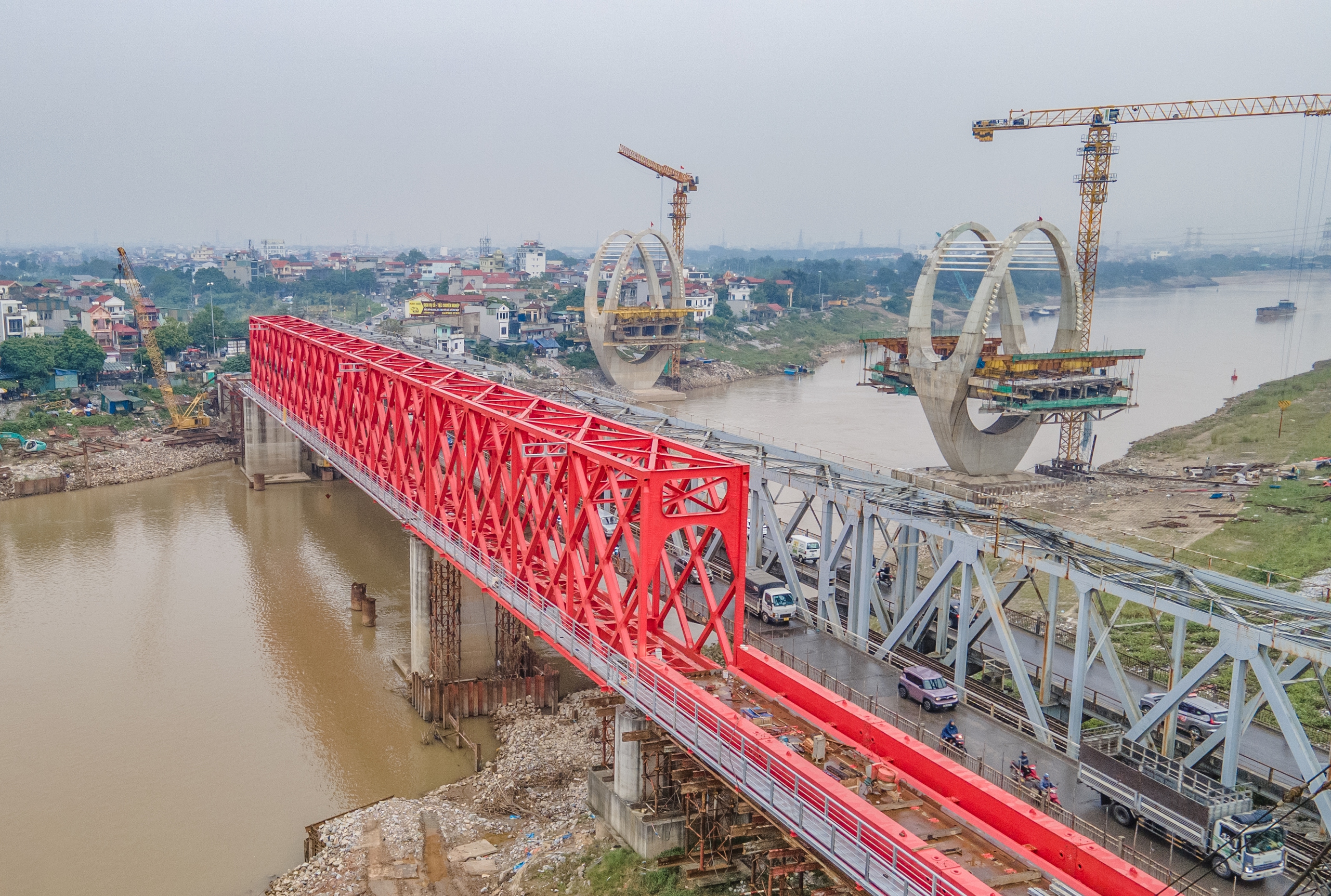Dự &aacute;n cầu Đuống &ldquo;giậm ch&acirc;n tại chỗ&rdquo;: Mặt bằng chưa xong, tiến độ k&eacute;o d&agrave;i th&ecirc;m 1 năm- Ảnh 19.