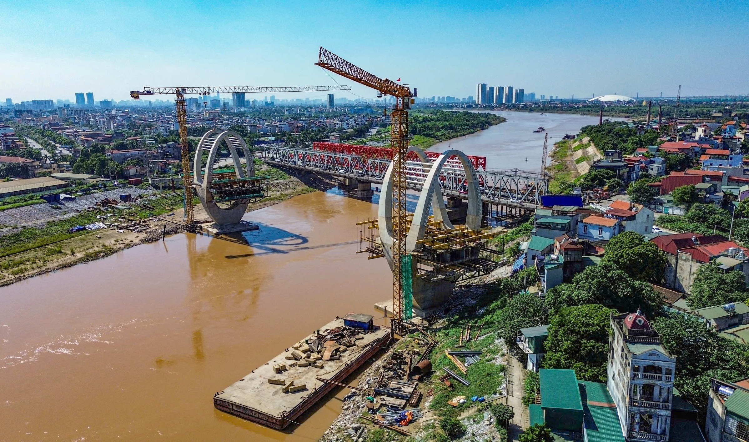 Dự &aacute;n cầu Đuống &ldquo;giậm ch&acirc;n tại chỗ&rdquo;: Mặt bằng chưa xong, tiến độ k&eacute;o d&agrave;i th&ecirc;m 1 năm- Ảnh 4.