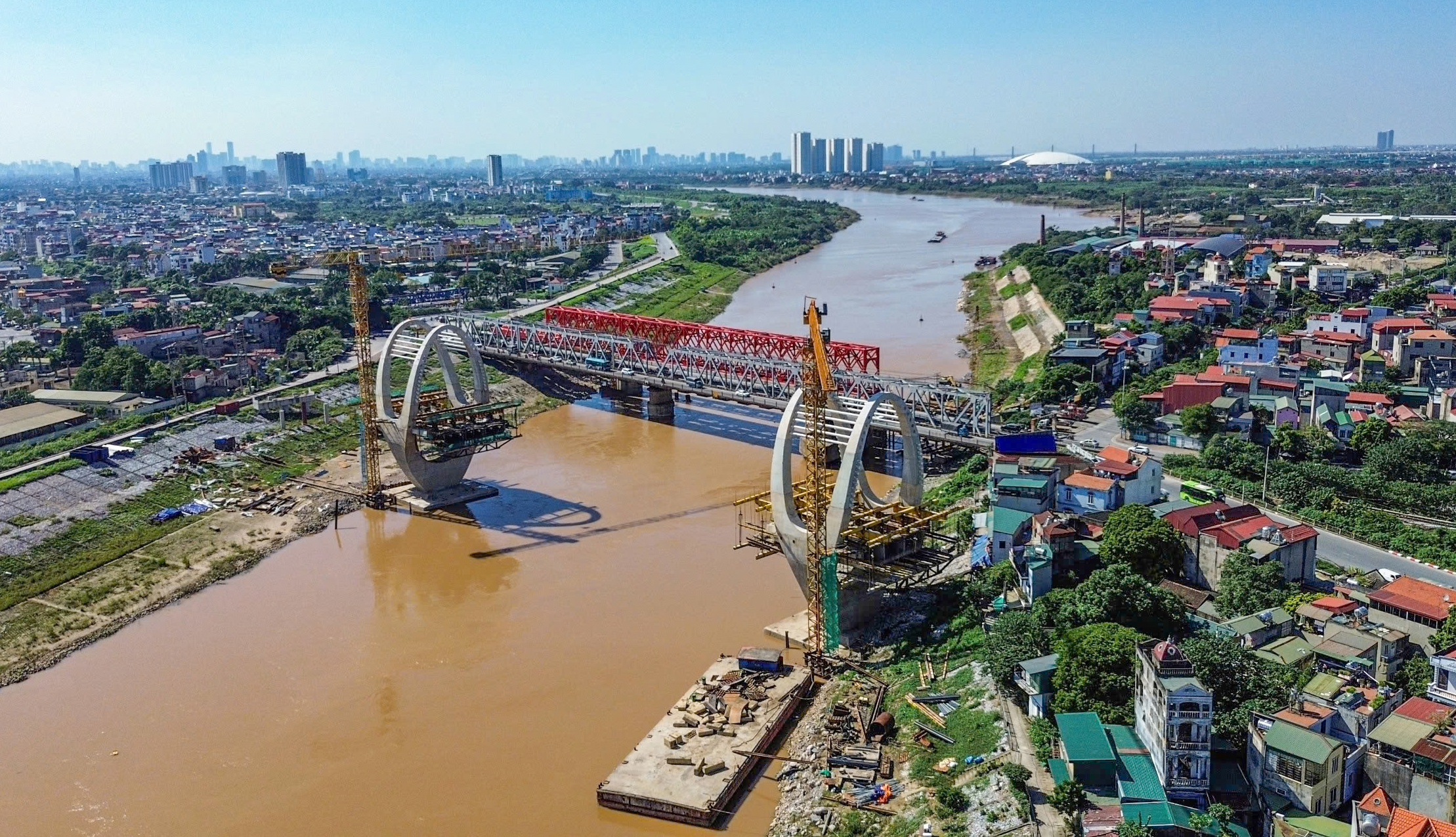 Dự &aacute;n cầu Đuống &ldquo;giậm ch&acirc;n tại chỗ&rdquo;: Mặt bằng chưa xong, tiến độ k&eacute;o d&agrave;i th&ecirc;m 1 năm- Ảnh 1.