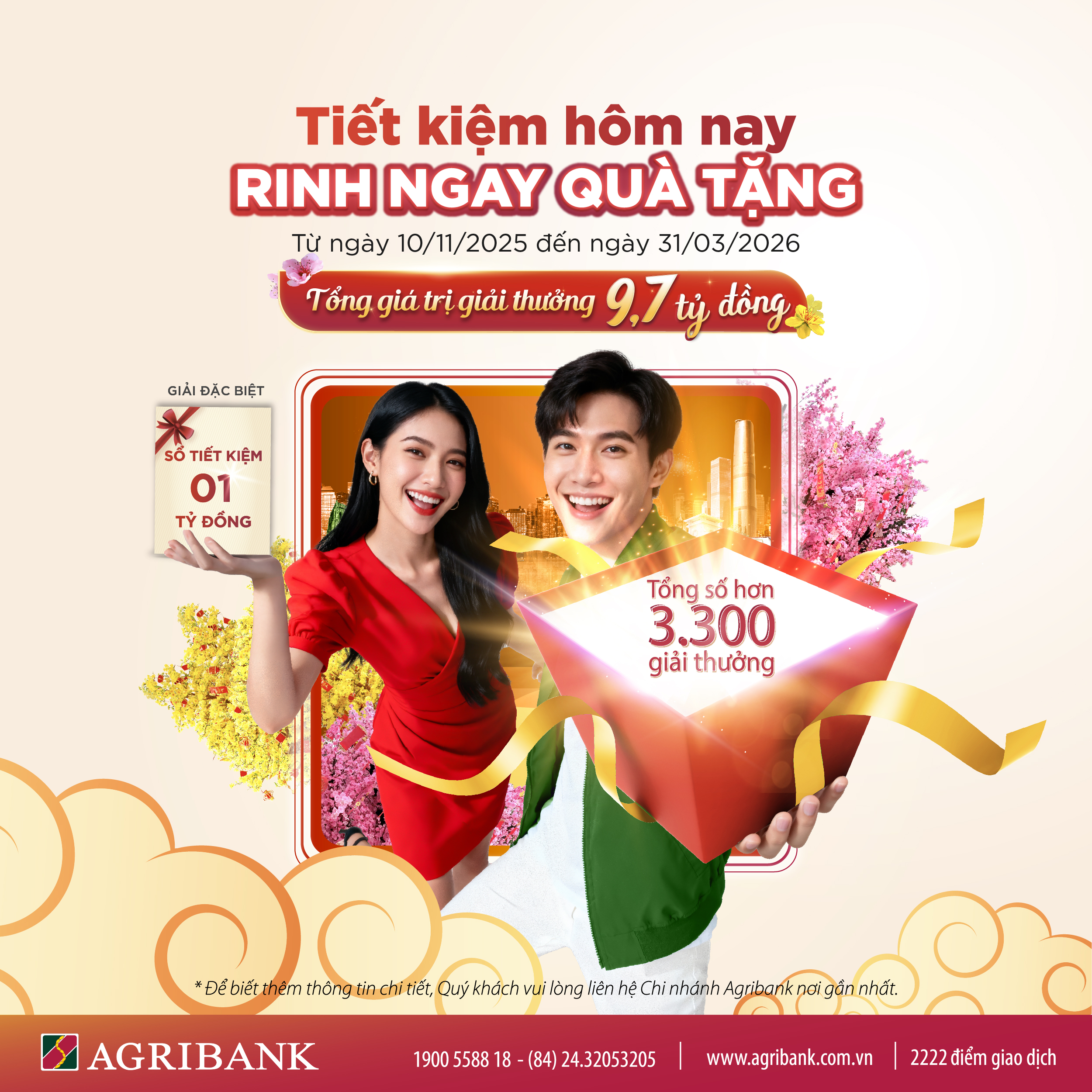 Cơ hội tr&uacute;ng 1 tỷ đồng v&agrave; nhiều ưu đ&atilde;i kh&aacute;c gửi tiết kiệm tại Agribank- Ảnh 1.