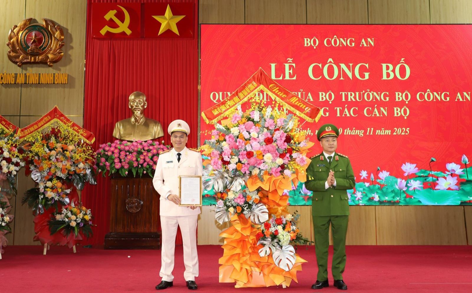 Ninh B&igrave;nh: Bổ nhiệm Gi&aacute;m đốc C&ocirc;ng an tỉnh- Ảnh 1.