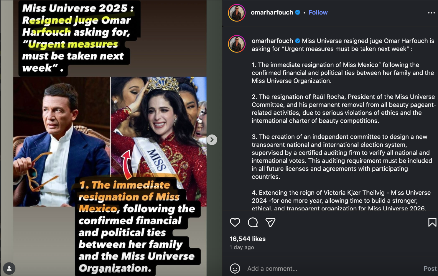 T&acirc;n Miss Universe 2025 bị đề xuất tước vương miện- Ảnh 1.