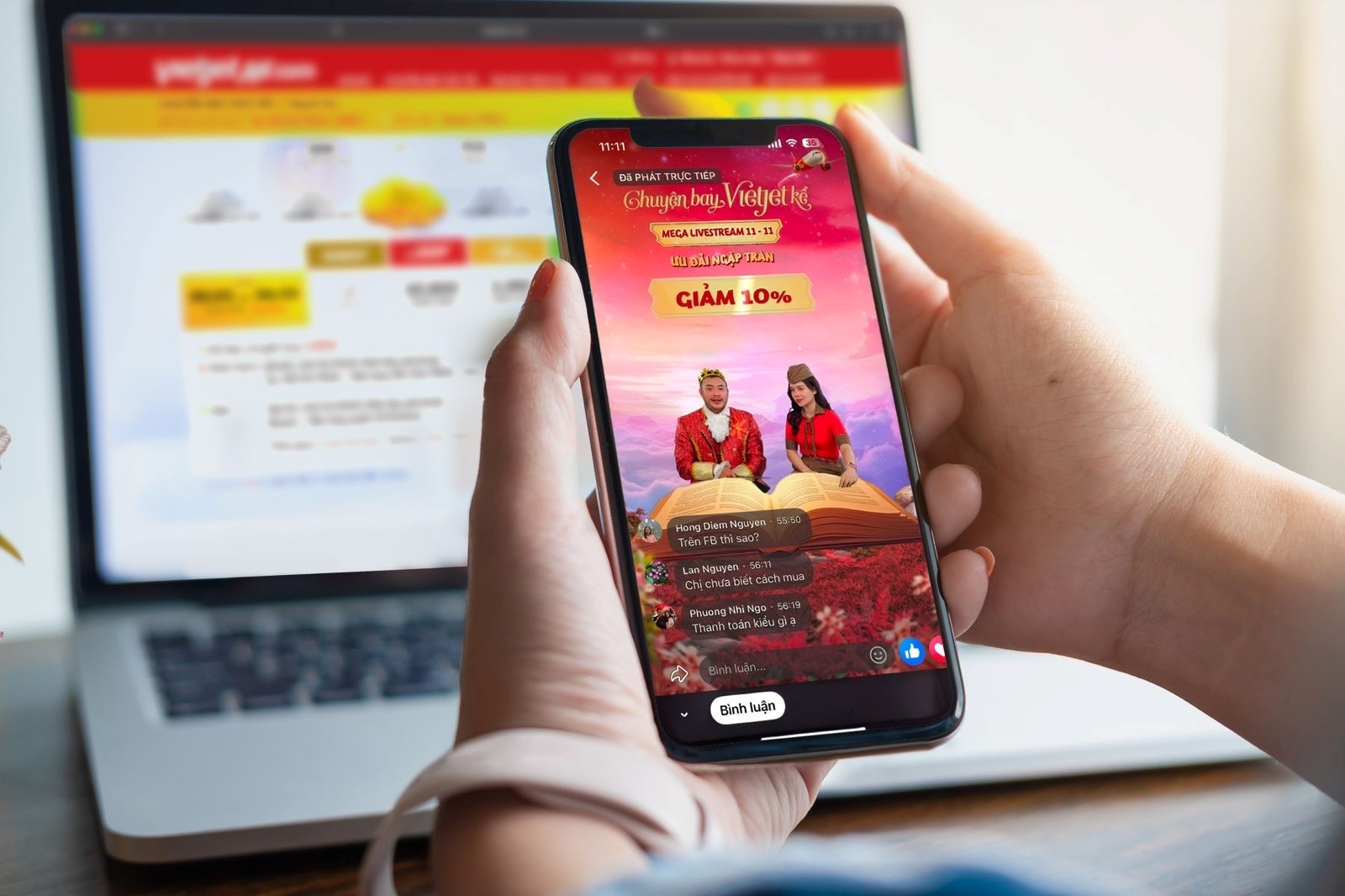 Vietjet tổ chức chuỗi livestream ưu đ&atilde;i lớn nhất năm: Deal sốc độc quyền- Ảnh 1.