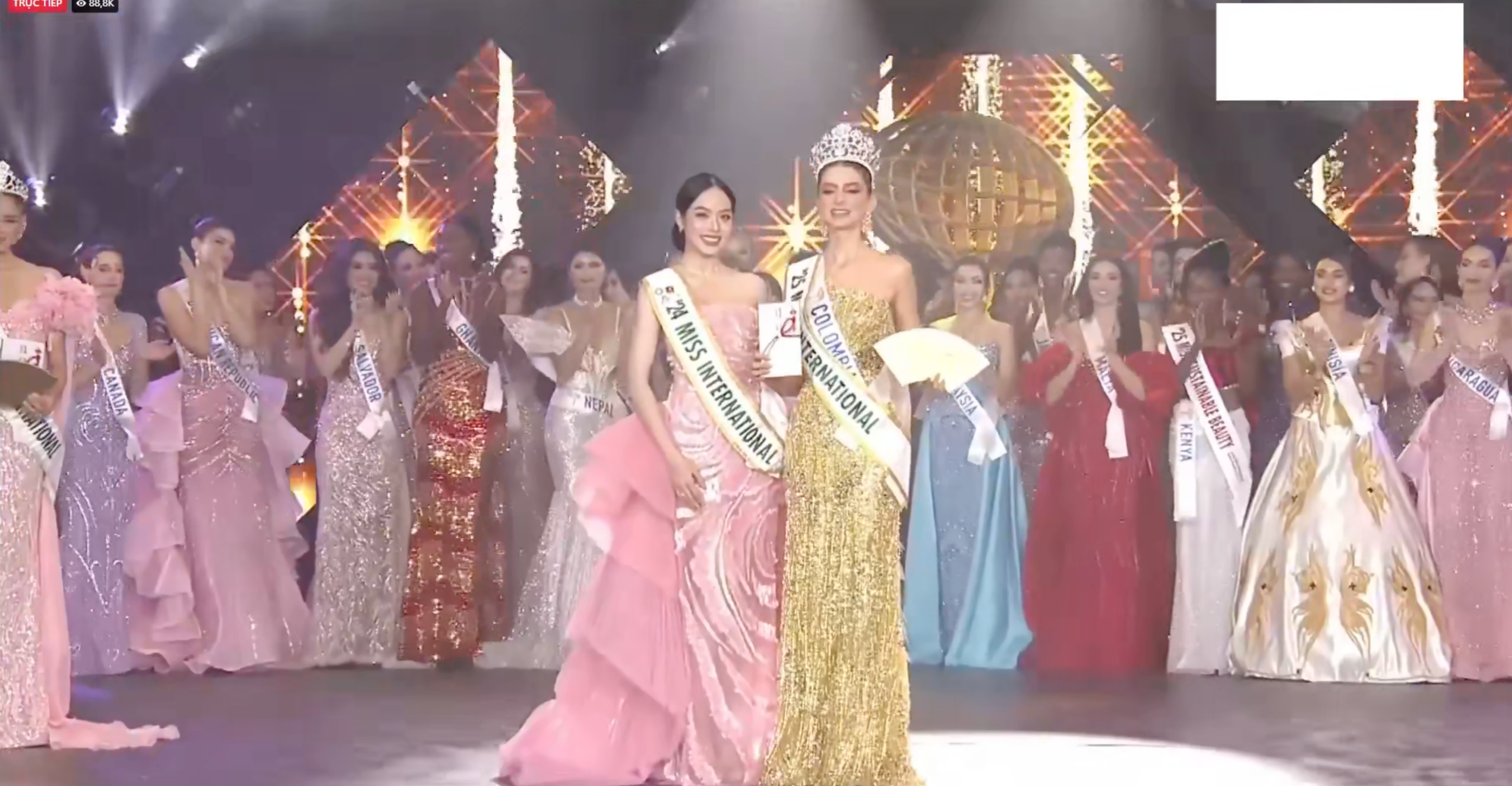 Người đẹp Colombia đăng quang Miss International 2025, Kiều Duy trượt top 20- Ảnh 3.