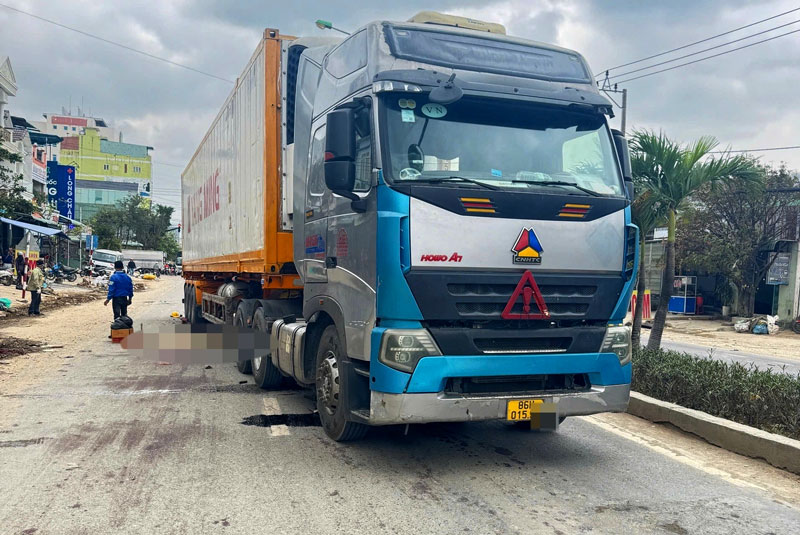 Hiện trường vụ tai nạn - Ảnh: ĐVCC.