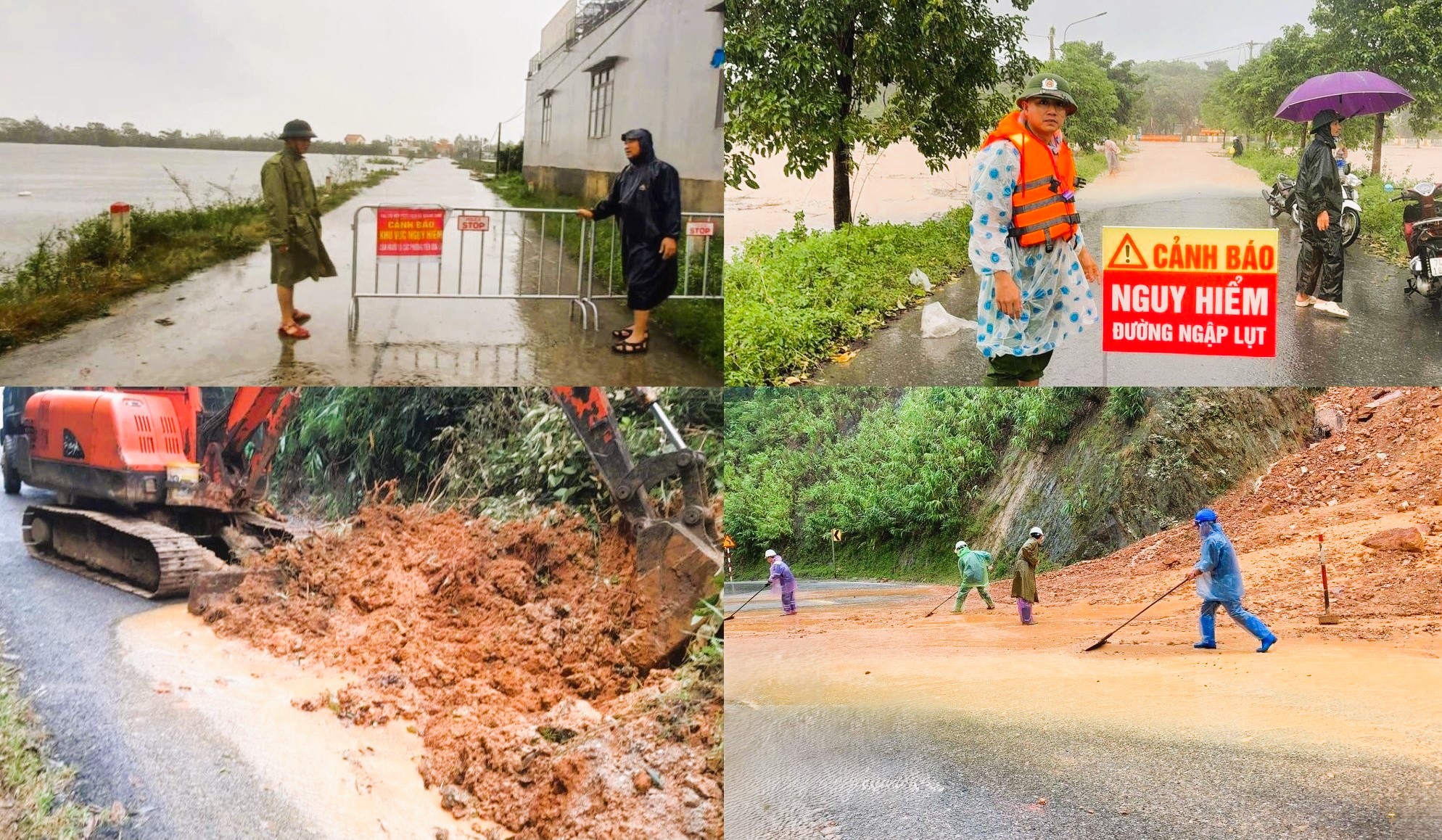 Mưa lớn, nước s&ocirc;ng d&acirc;ng cao g&acirc;y chia cắt giao th&ocirc;ng nhiều nơi ở Quảng Trị- Ảnh 14.