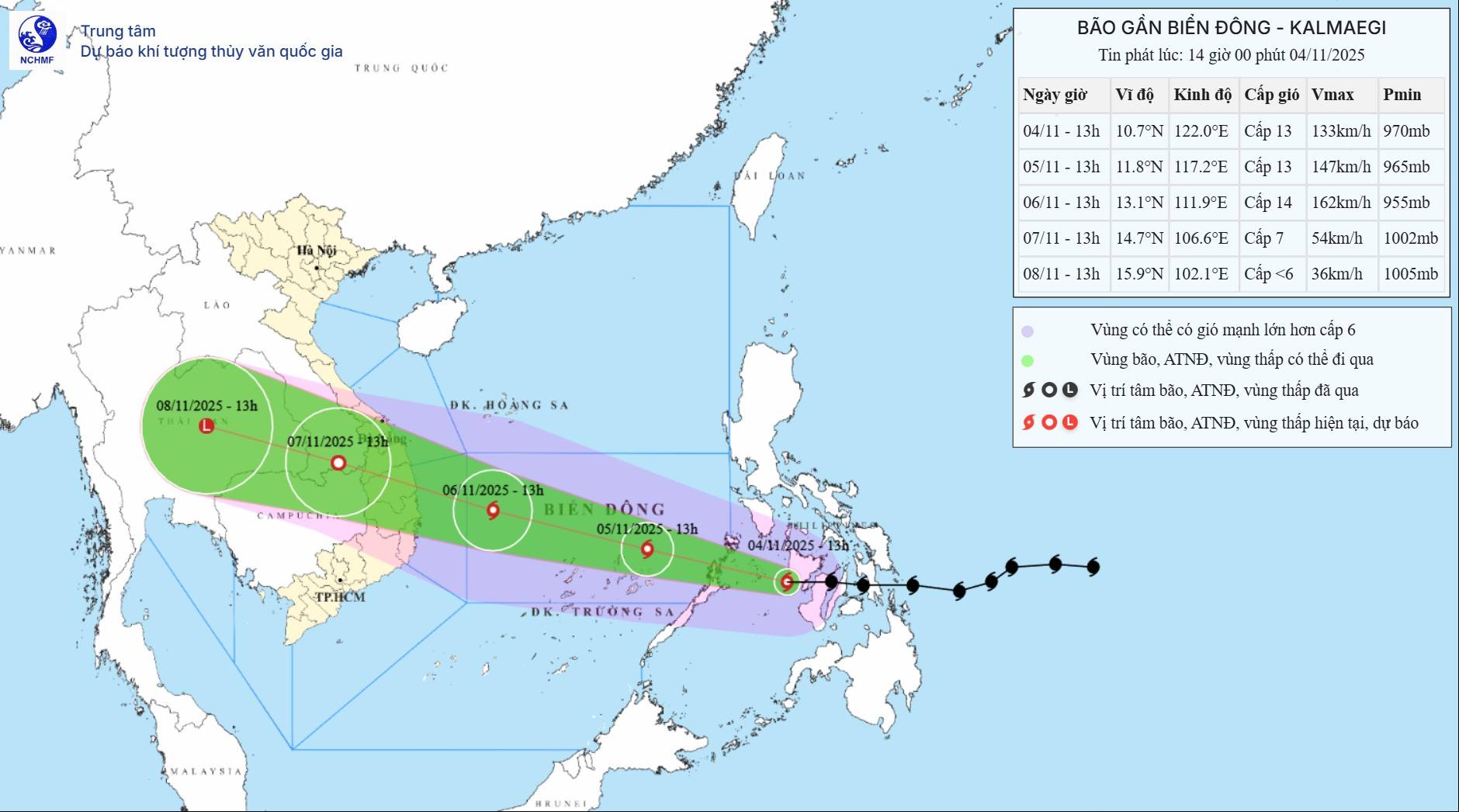 Bộ X&acirc;y dựng: Kh&ocirc;ng để bị động, bất ngờ trước b&atilde;o Kalmaegi (b&atilde;o số 13)- Ảnh 1.
