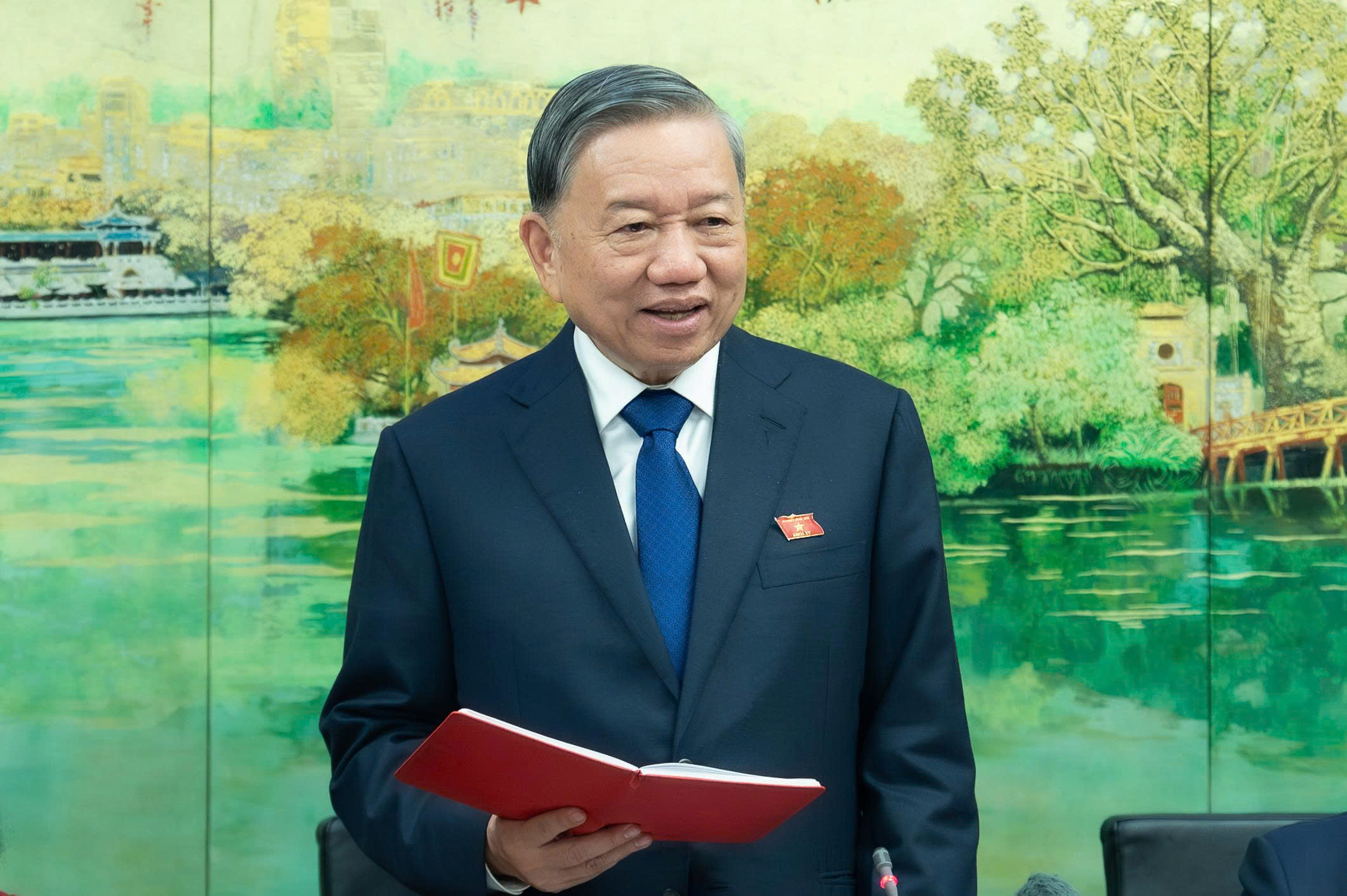 Tổng B&iacute; thư T&ocirc; L&acirc;m: Sắp tới sẽ ban h&agrave;nh nghị quyết về kinh tế Nh&agrave; nước- Ảnh 1.