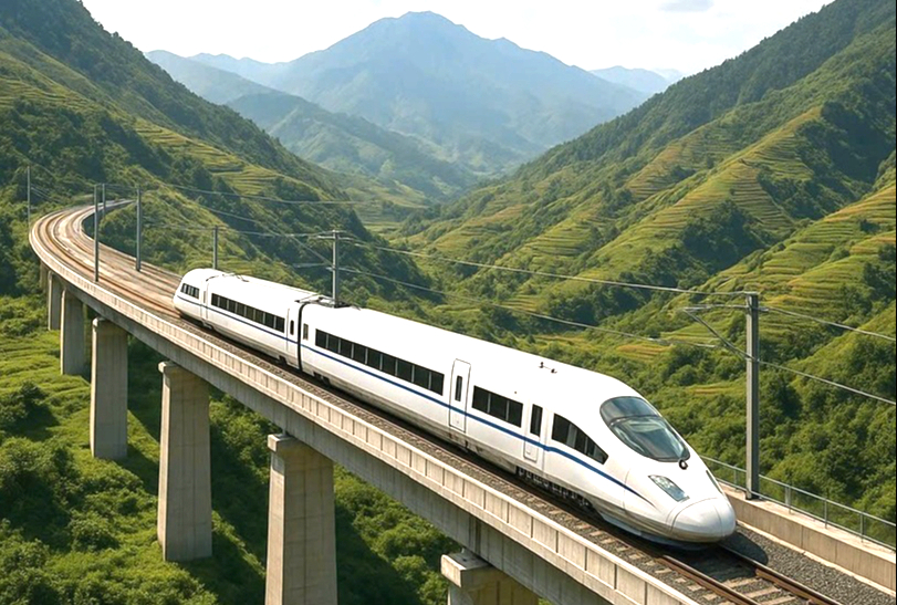 Tuyến đường sắt L&agrave;o Cai - H&agrave; Nội - Hải Ph&ograve;ng dự kiến khởi c&ocirc;ng v&agrave;o th&aacute;ng 12/2025. (Ảnh minh họa)