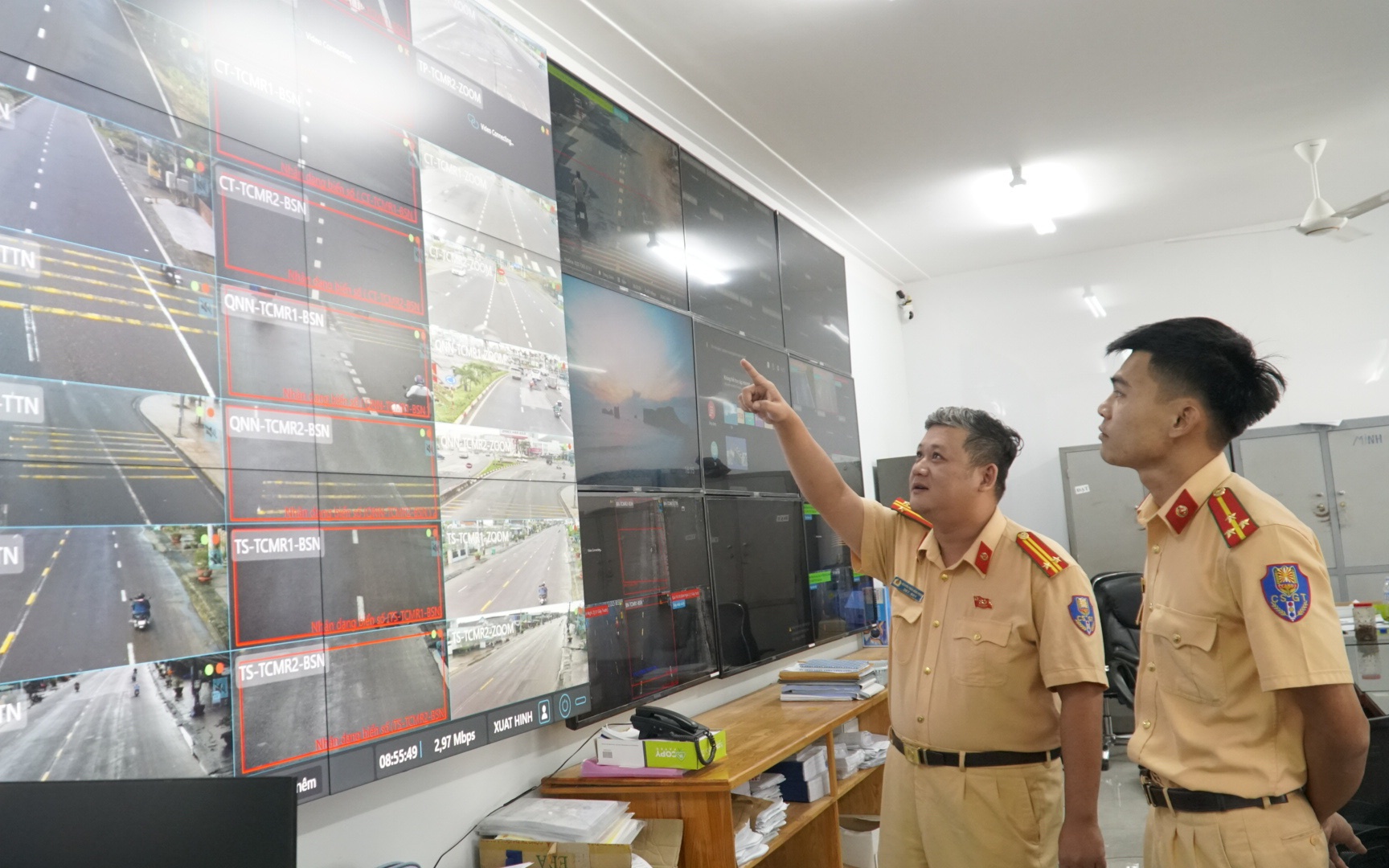 Gia Lai tăng cường hiệu quả quản l&yacute; giao th&ocirc;ng qua hệ thống camera phạt nguội