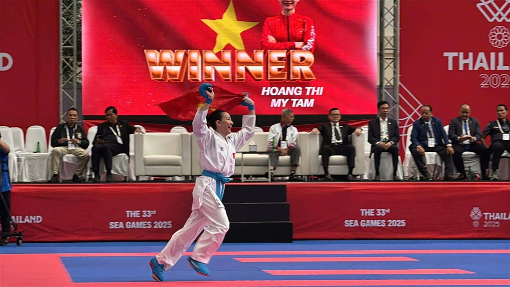 Karate Việt Nam gi&agrave;nh mưa huy chương v&agrave;ng tại SEA Games 33- Ảnh 1.
