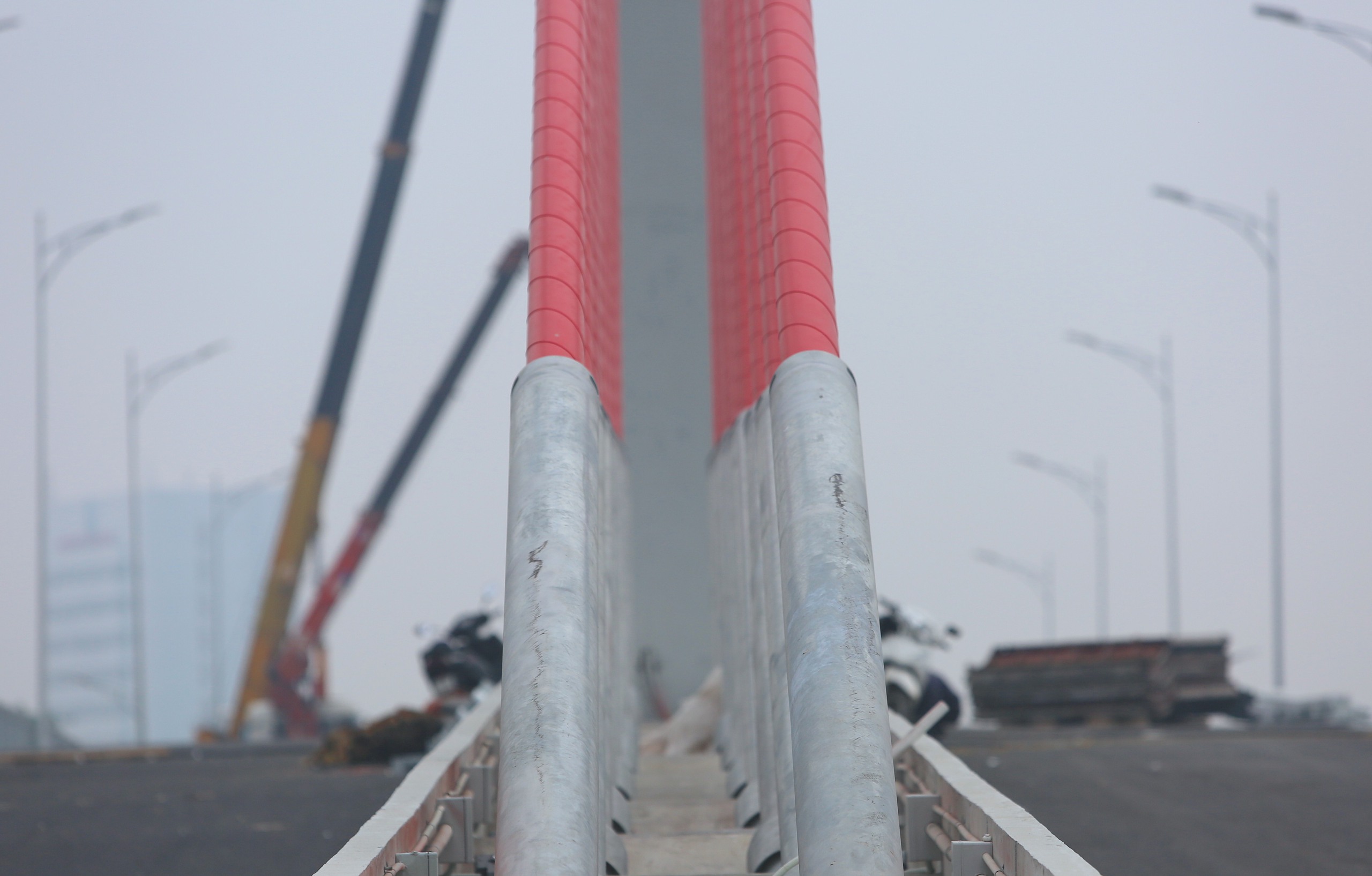 Cận cảnh cầu d&acirc;y văng vượt đường sắt ở Thanh H&oacute;a sắp th&ocirc;ng xe kỹ thuật- Ảnh 10.