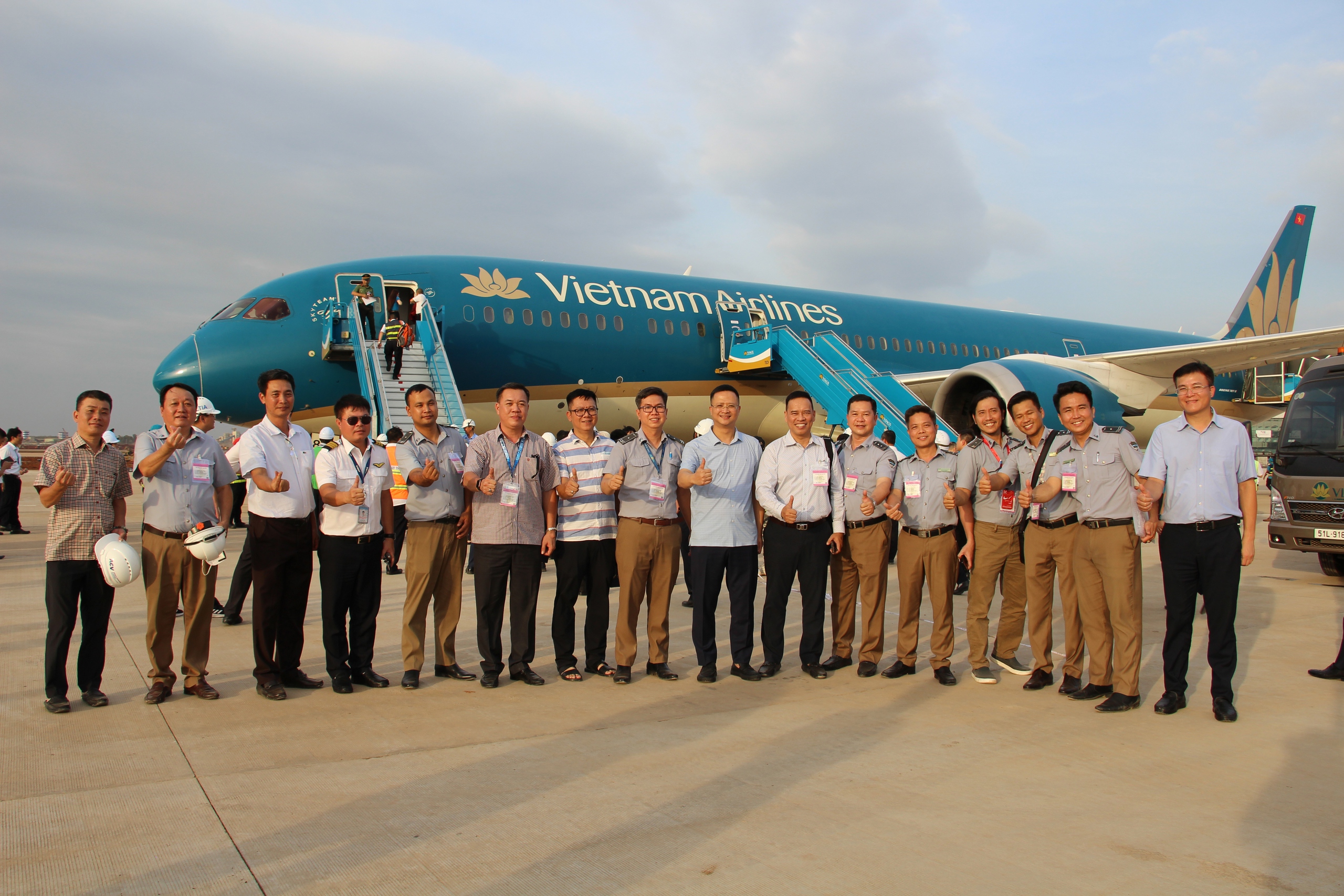 Chuyến bay kỹ thuật đầu tiên đã hạ cánh an toàn xuống sân bay Long Thành- Ảnh 8. Chuyến bay kỹ thuật đầu tiên đã hạ cánh an toàn xuống sân bay Long Thành- Ảnh 8.