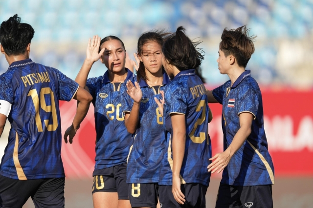 Vượt qua Indonesia, tuyển nữ Th&aacute;i Lan gi&agrave;nh Huy chương Đồng SEA Games 33- Ảnh 1.
