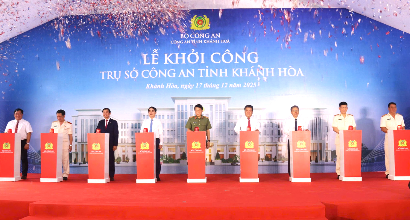 Khởi c&ocirc;ng x&acirc;y dựng trụ sở C&ocirc;ng an tỉnh Kh&aacute;nh H&ograve;a hơn 900 tỷ đồng- Ảnh 2.