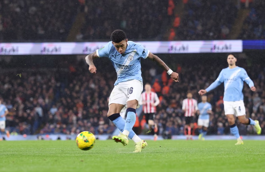 Đánh bại Brentford, Man City vào bán kết Cúp Liên đoàn Anh- Ảnh 2. Đánh bại Brentford, Man City vào bán kết Cúp Liên đoàn Anh- Ảnh 2.