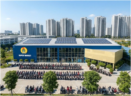 Thiết kế điển hình siêu thị, cửa hàng tiện ích phục vụ công nhân khu công nghiệp- Ảnh 4. Thiết kế điển hình siêu thị, cửa hàng tiện ích phục vụ công nhân khu công nghiệp- Ảnh 4.