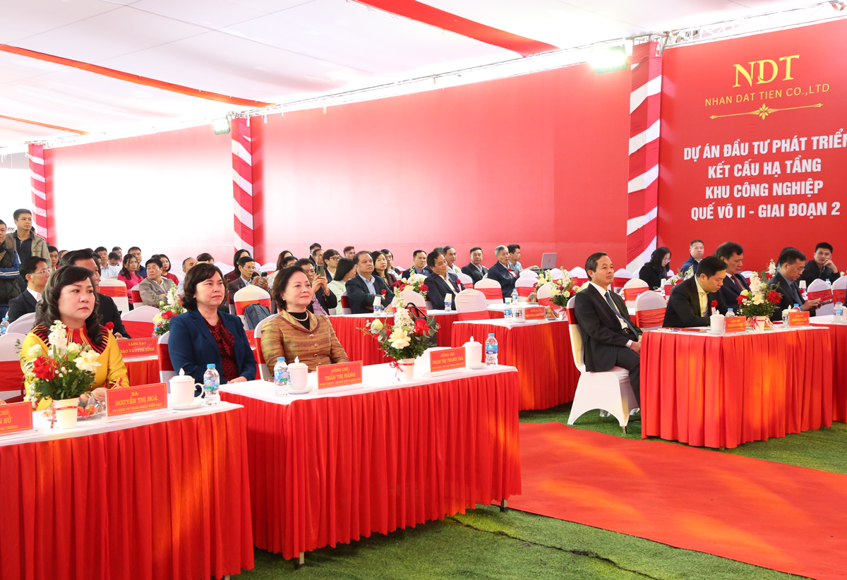 Ph&oacute; Thủ tướng Phạm Thị Thanh Tr&agrave; dự lễ khởi c&ocirc;ng dự &aacute;n khu c&ocirc;ng nghiệp tại Bắc Ninh- Ảnh 3.