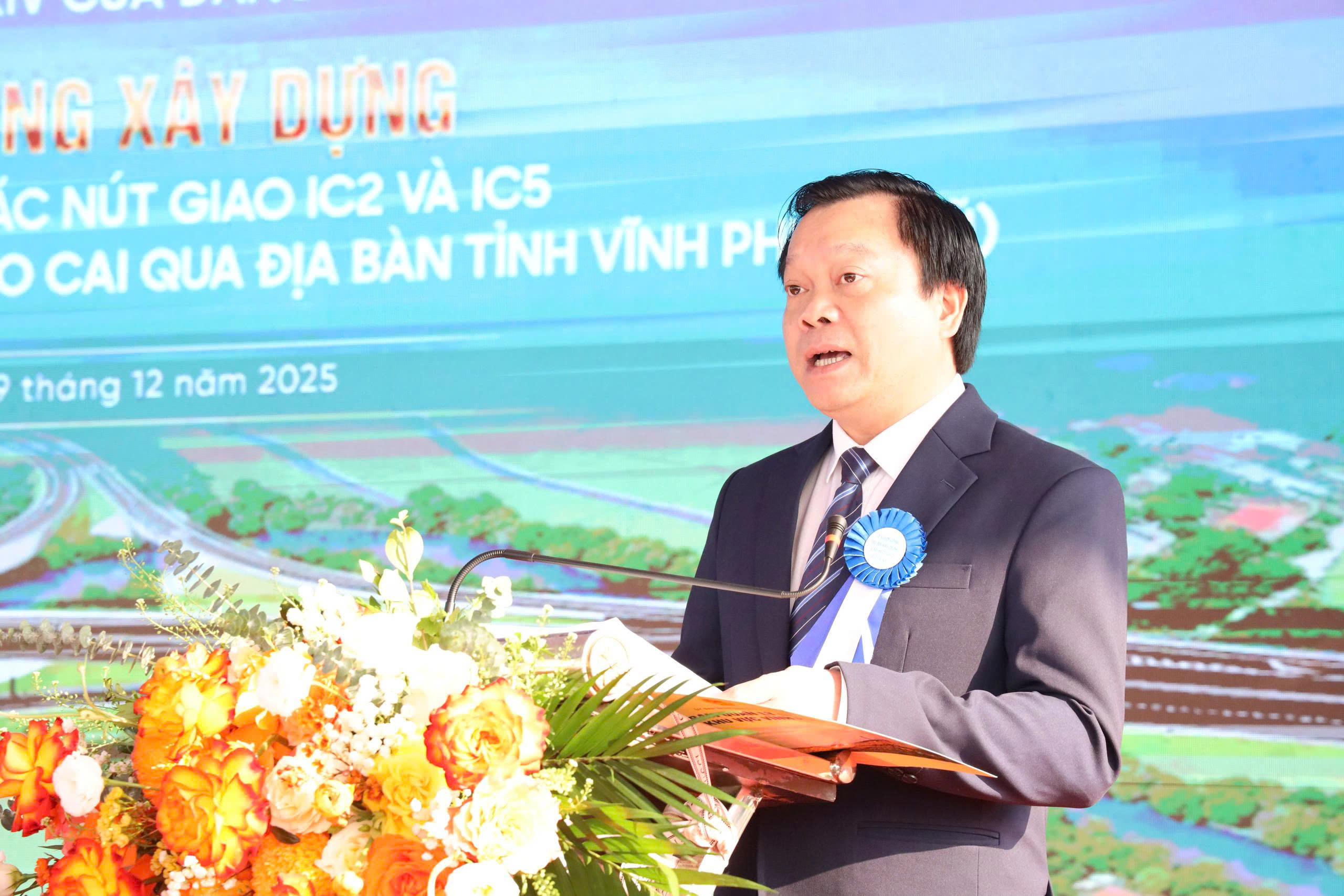 Phú Thọ: Khởi công nút giao IC2, IC5, tạo đột phá kết nối trên cao tốc Nội Bài - Lào Cai- Ảnh 1. Phú Thọ: Khởi công nút giao IC2, IC5, tạo đột phá kết nối trên cao tốc Nội Bài - Lào Cai- Ảnh 1.