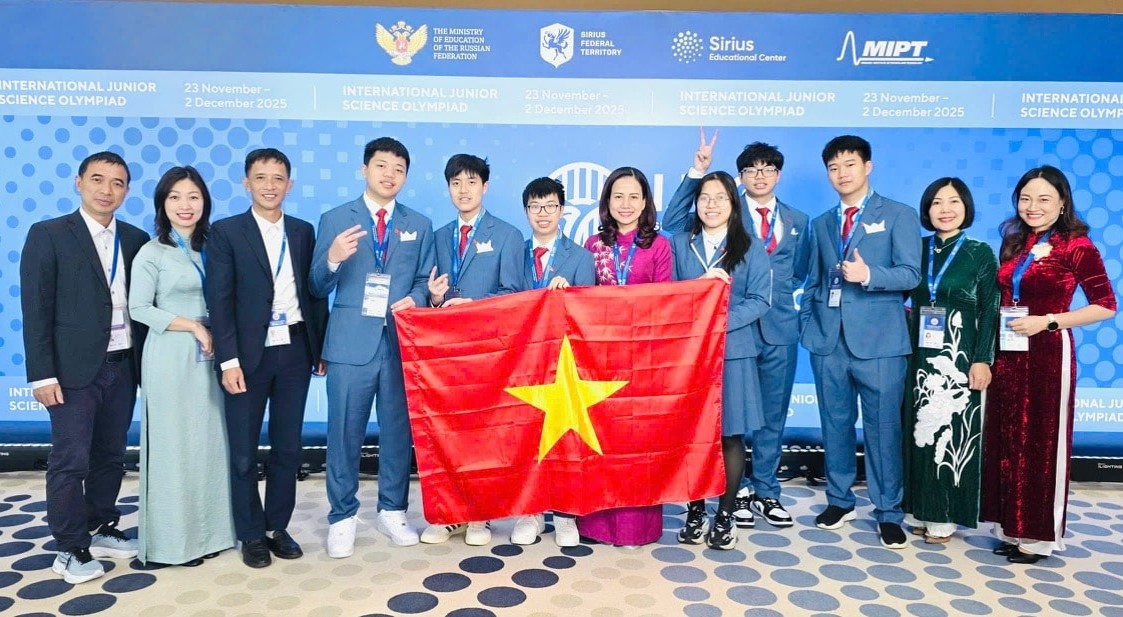 Học sinh Việt Nam giành 6 huy chương tại Olympic Khoa học trẻ thế giới- Ảnh 1. Học sinh Việt Nam giành 6 huy chương tại Olympic Khoa học trẻ thế giới- Ảnh 1.