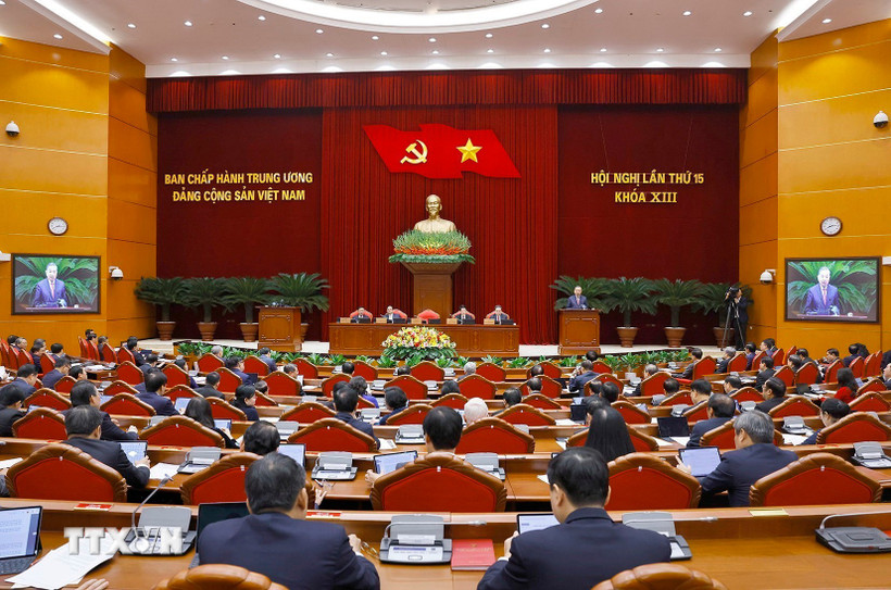 Khai mạc Hội nghị lần thứ 15 Ban Chấp hành Trung ương Đảng khóa XIII- Ảnh 1. Khai mạc Hội nghị lần thứ 15 Ban Chấp hành Trung ương Đảng khóa XIII- Ảnh 1.