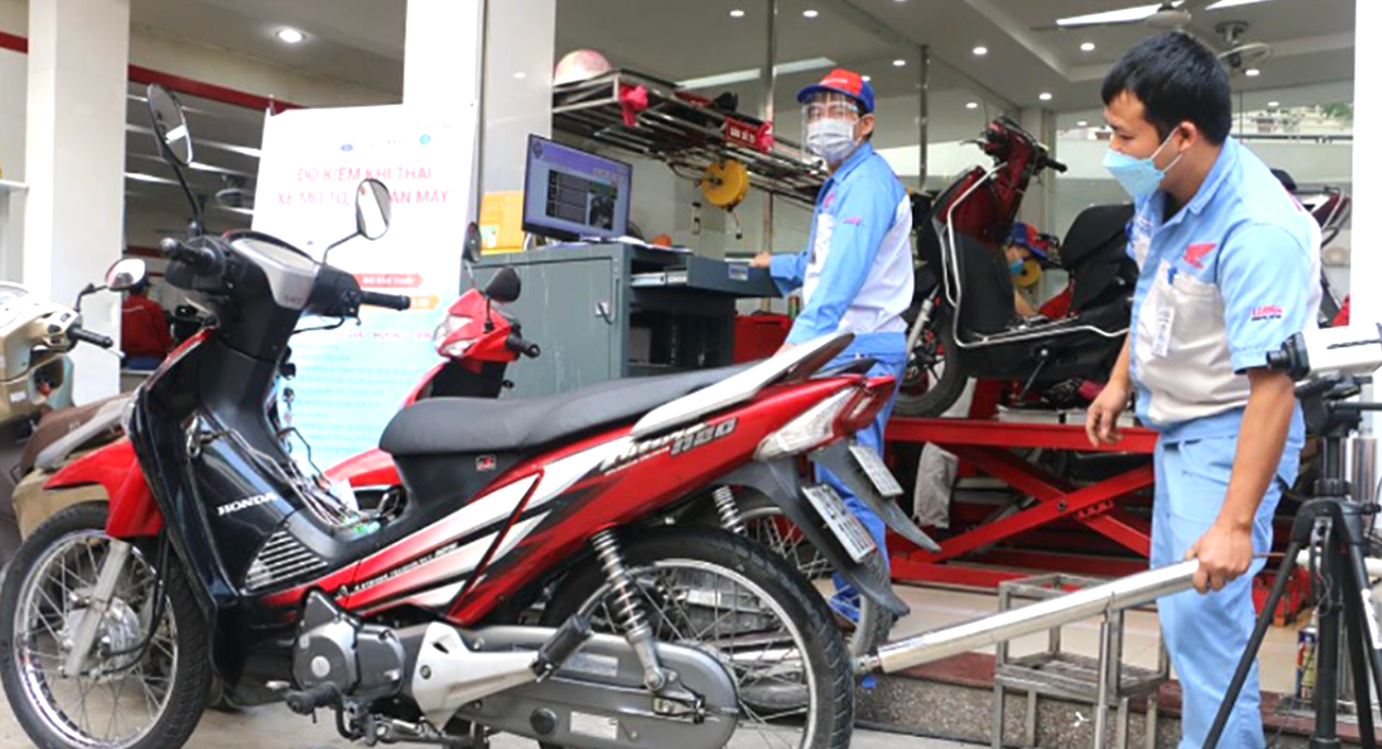 Đề xuất nới điều kiện kinh doanh dịch vụ kiểm định kh&iacute; thải xe m&aacute;y- Ảnh 1.